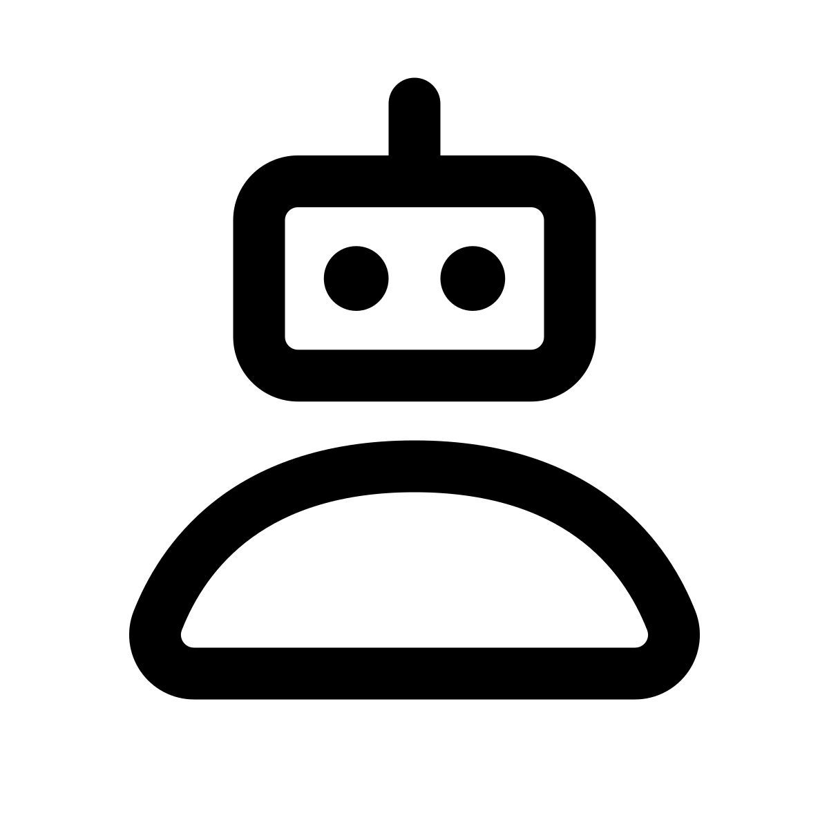 apple sf regular style bot icon