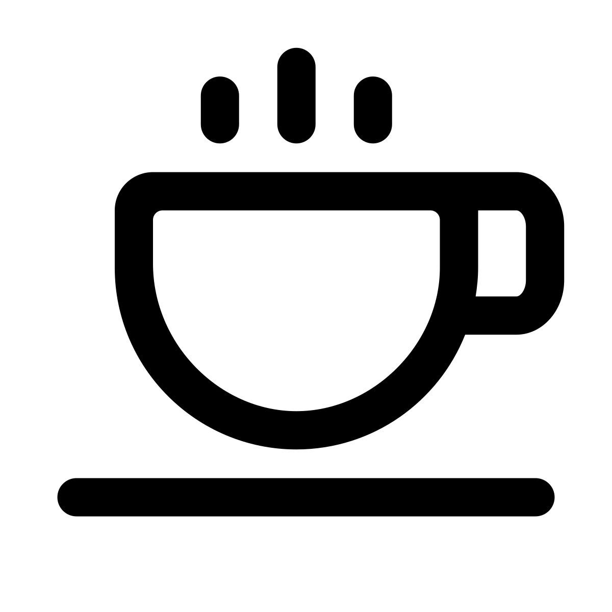 apple sf regular style café icon
