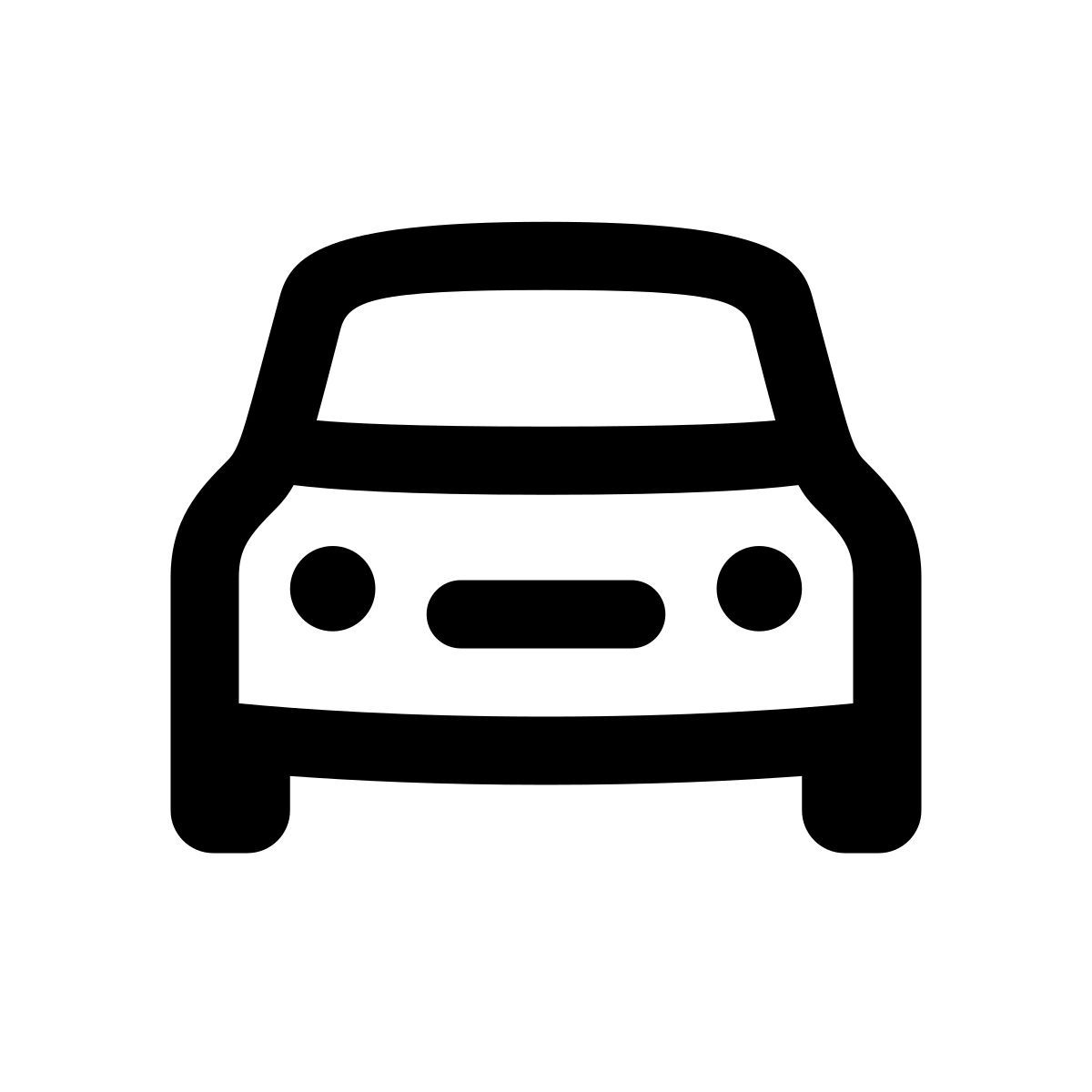 apple sf regular style coche icon