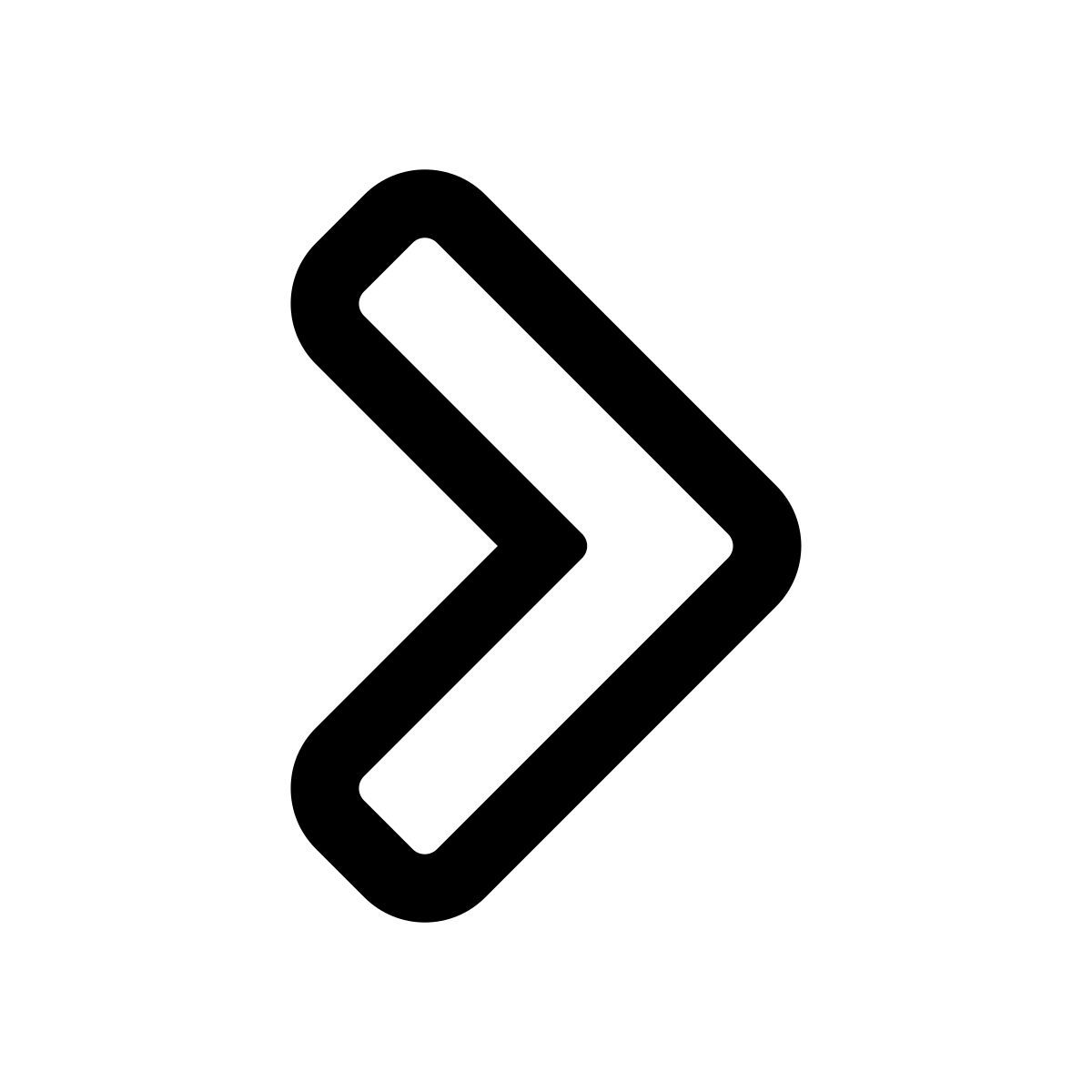 apple sf regular style chevron right icon