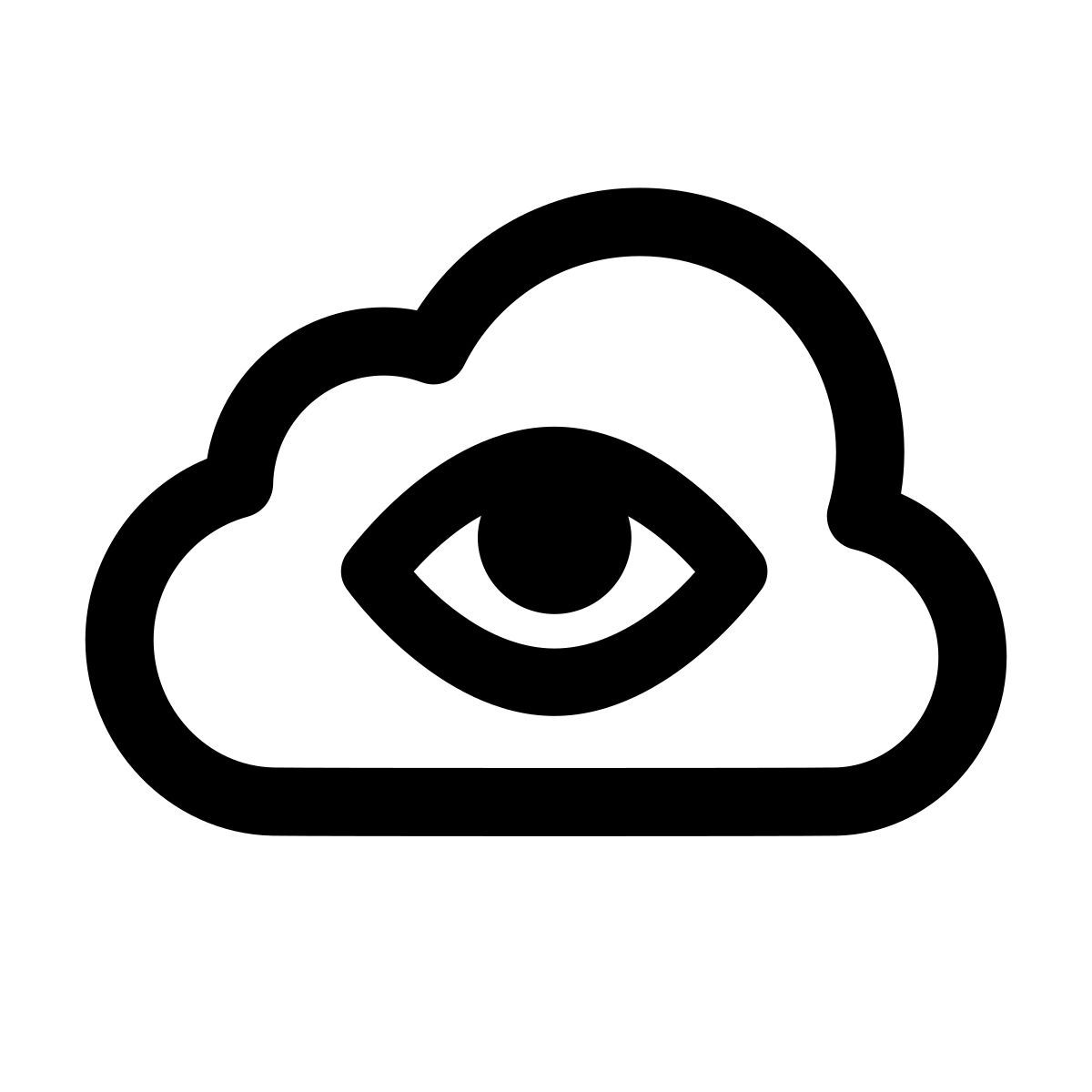 apple sf regular style cloud datenschutz icon