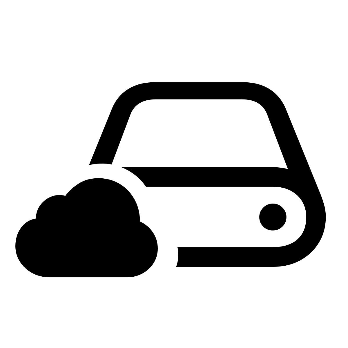 apple sf regular style cloud speicherplatz icon