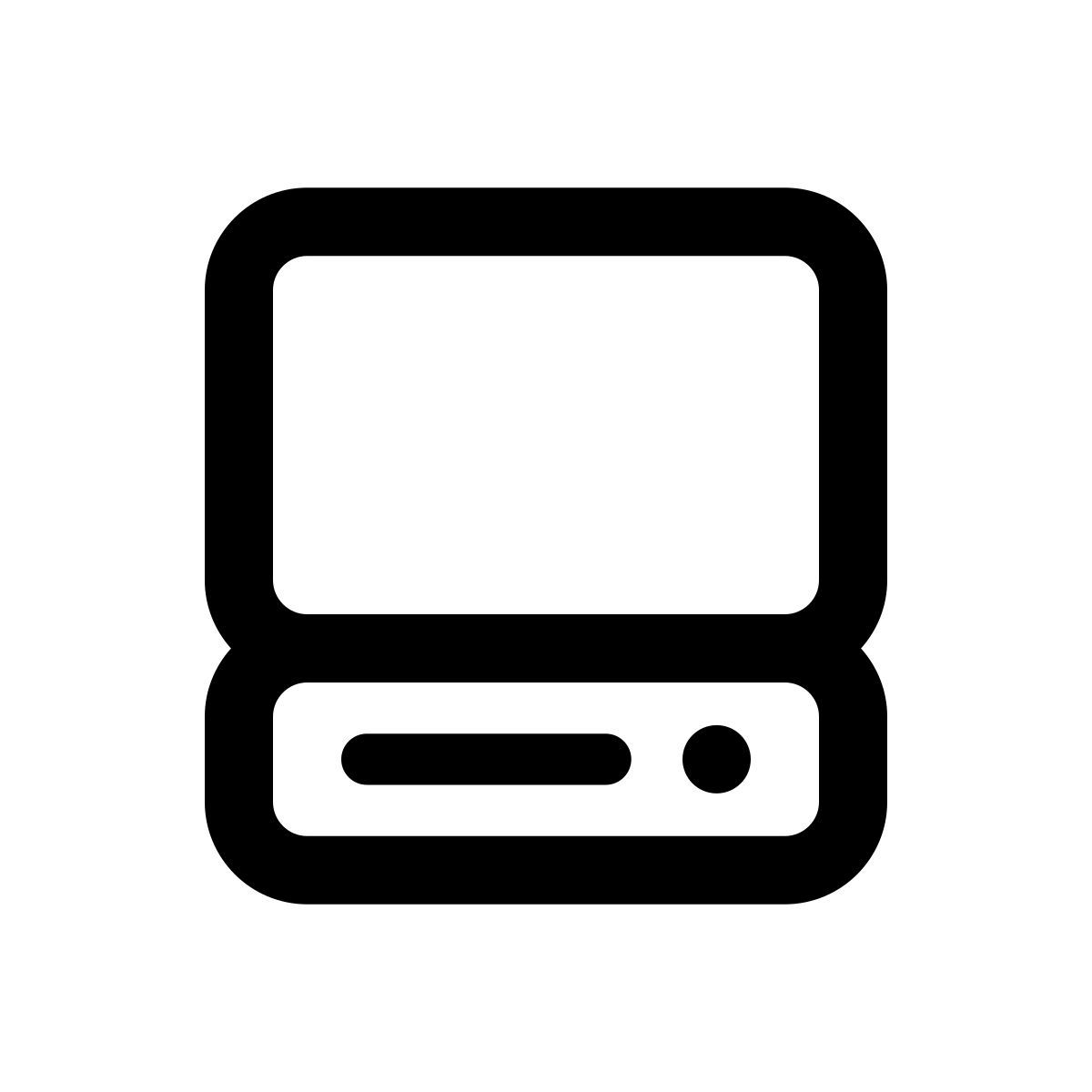 apple sf regular style old computer icon