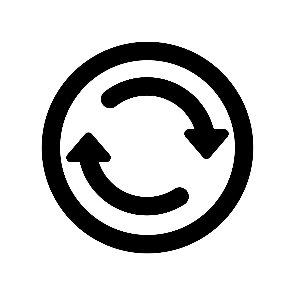 apple sf regular style flechas circulares icon