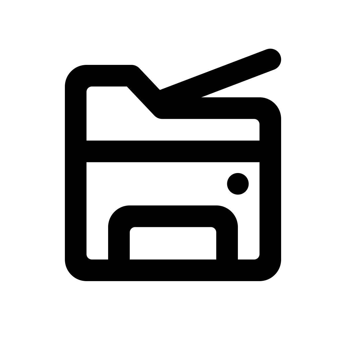 apple sf regular style 복사기 icon