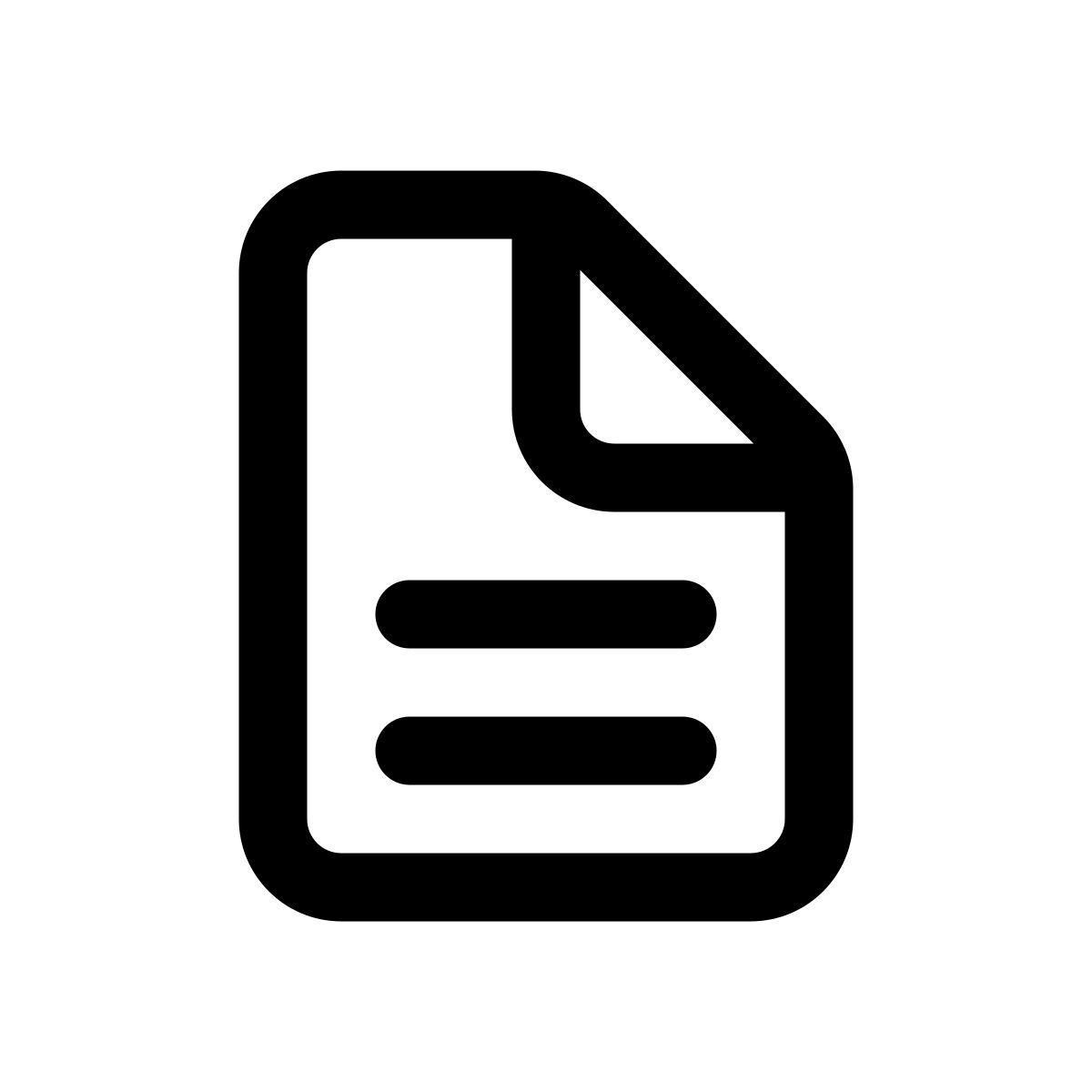 apple sf regular style document icon