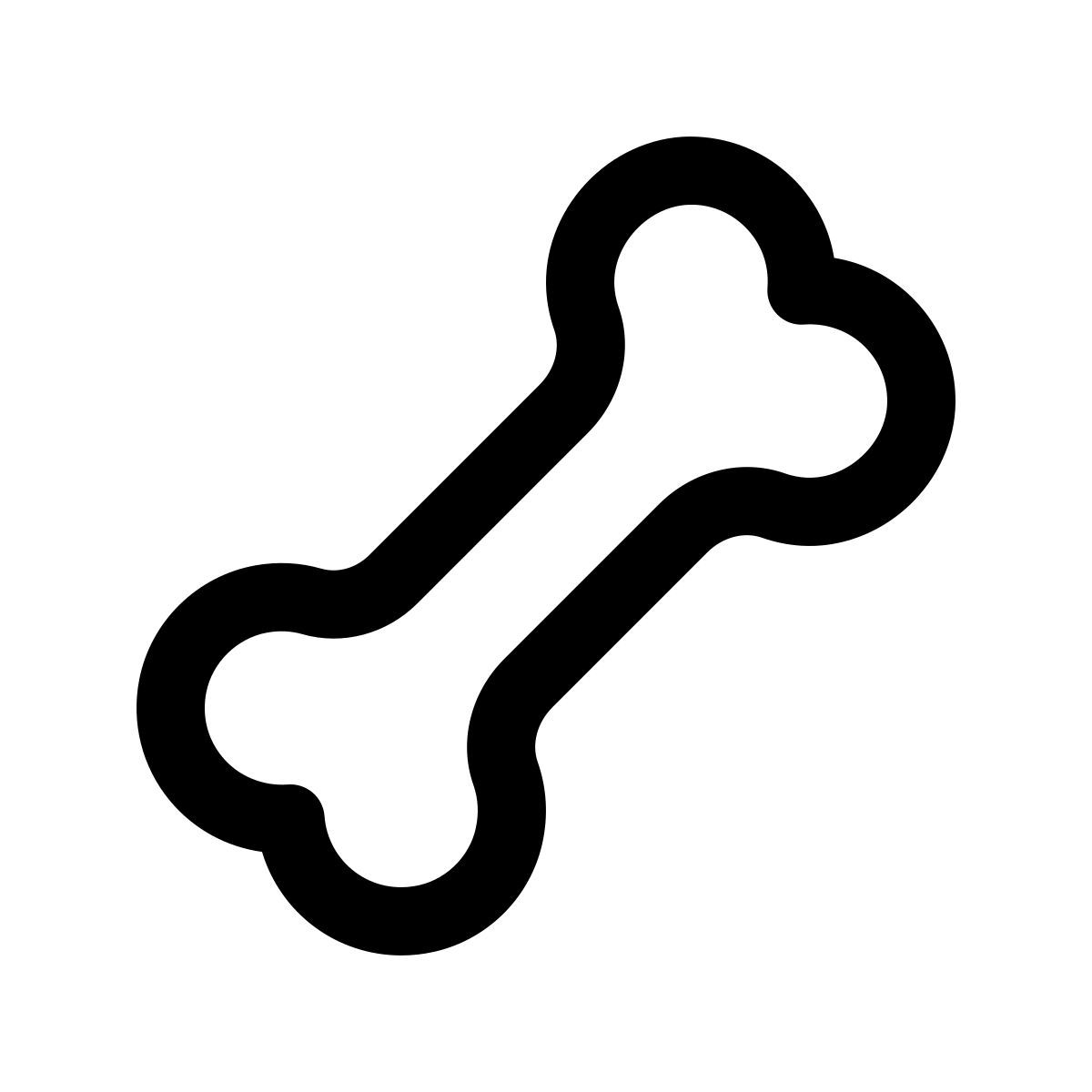 apple sf regular style 狗骨头 icon