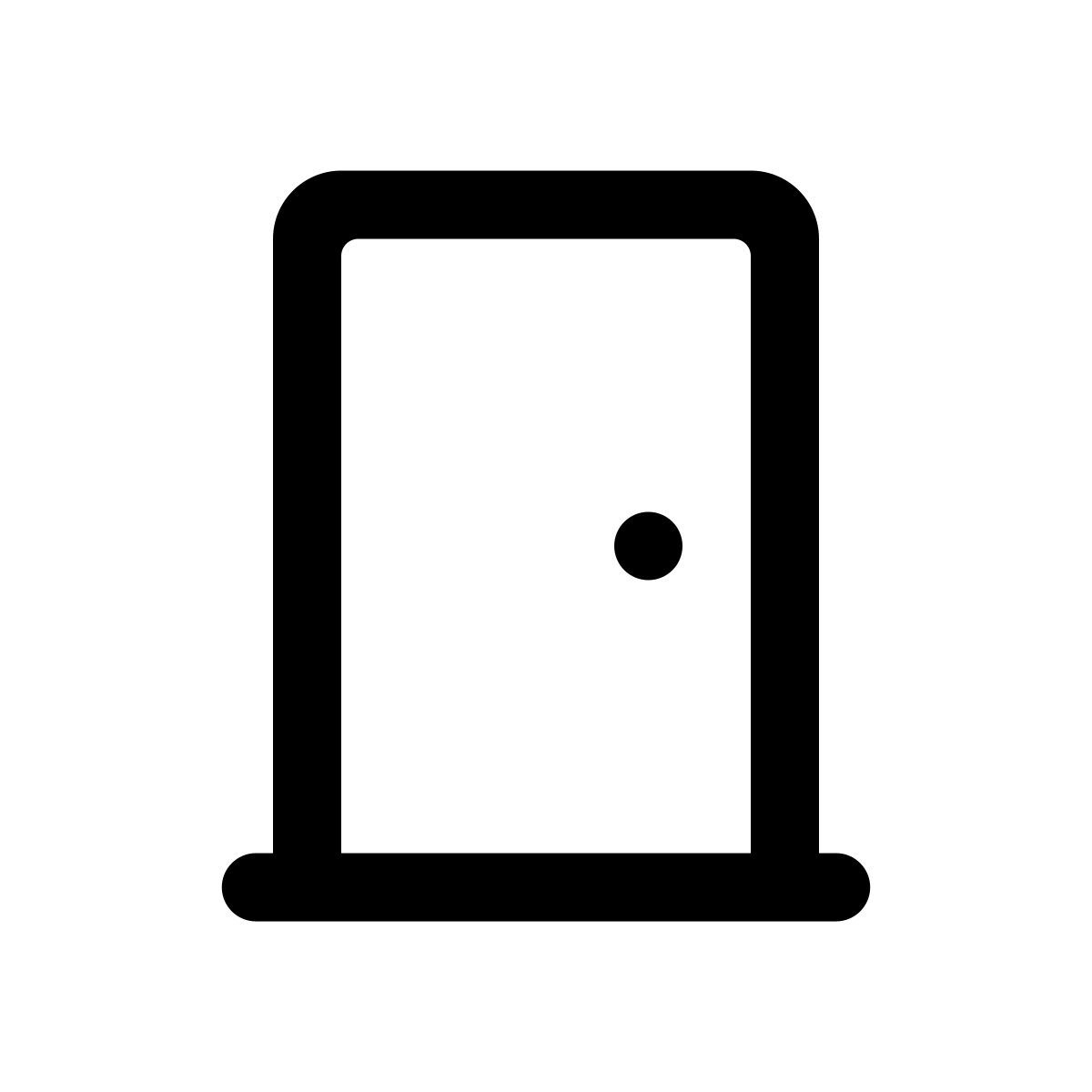 apple sf regular style puerta icon