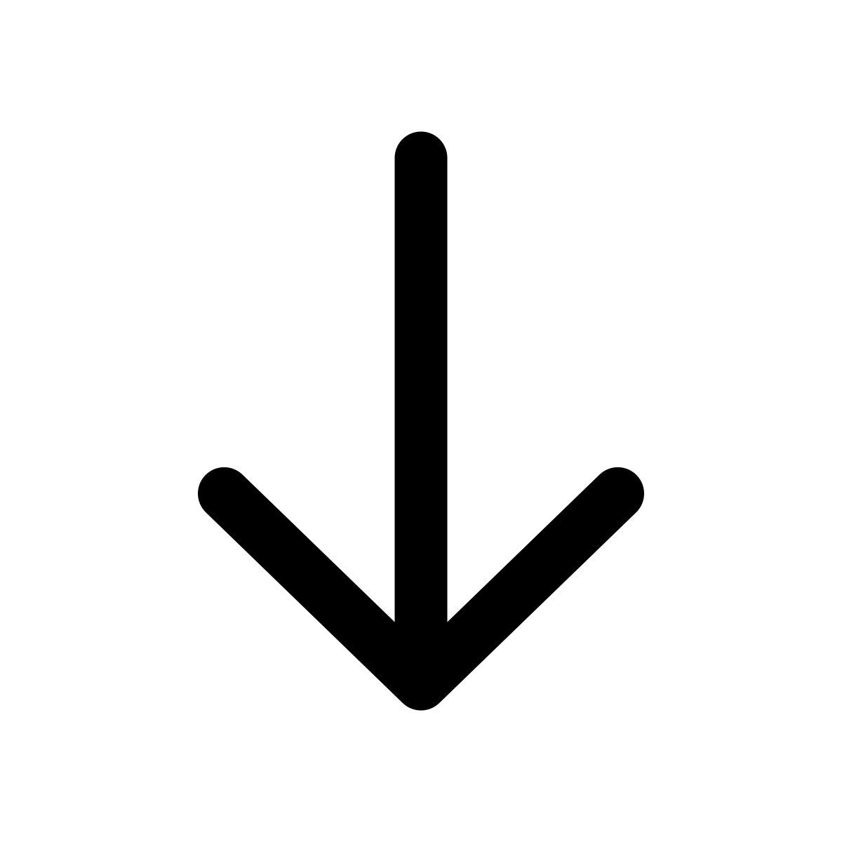 apple sf regular style abajo icon