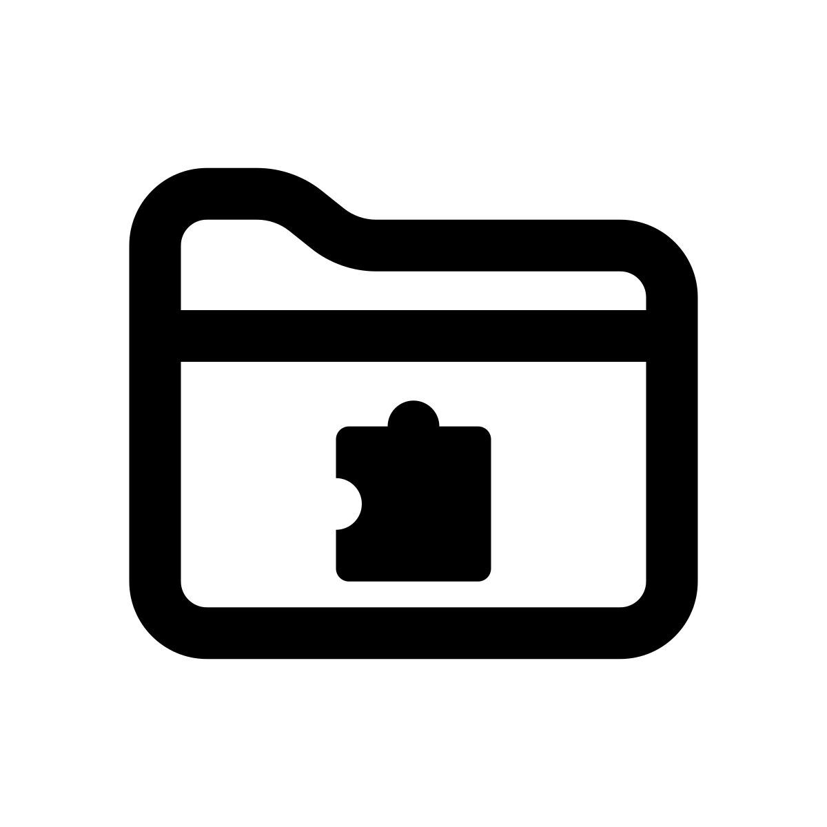 apple sf regular style cartella estensioni icon