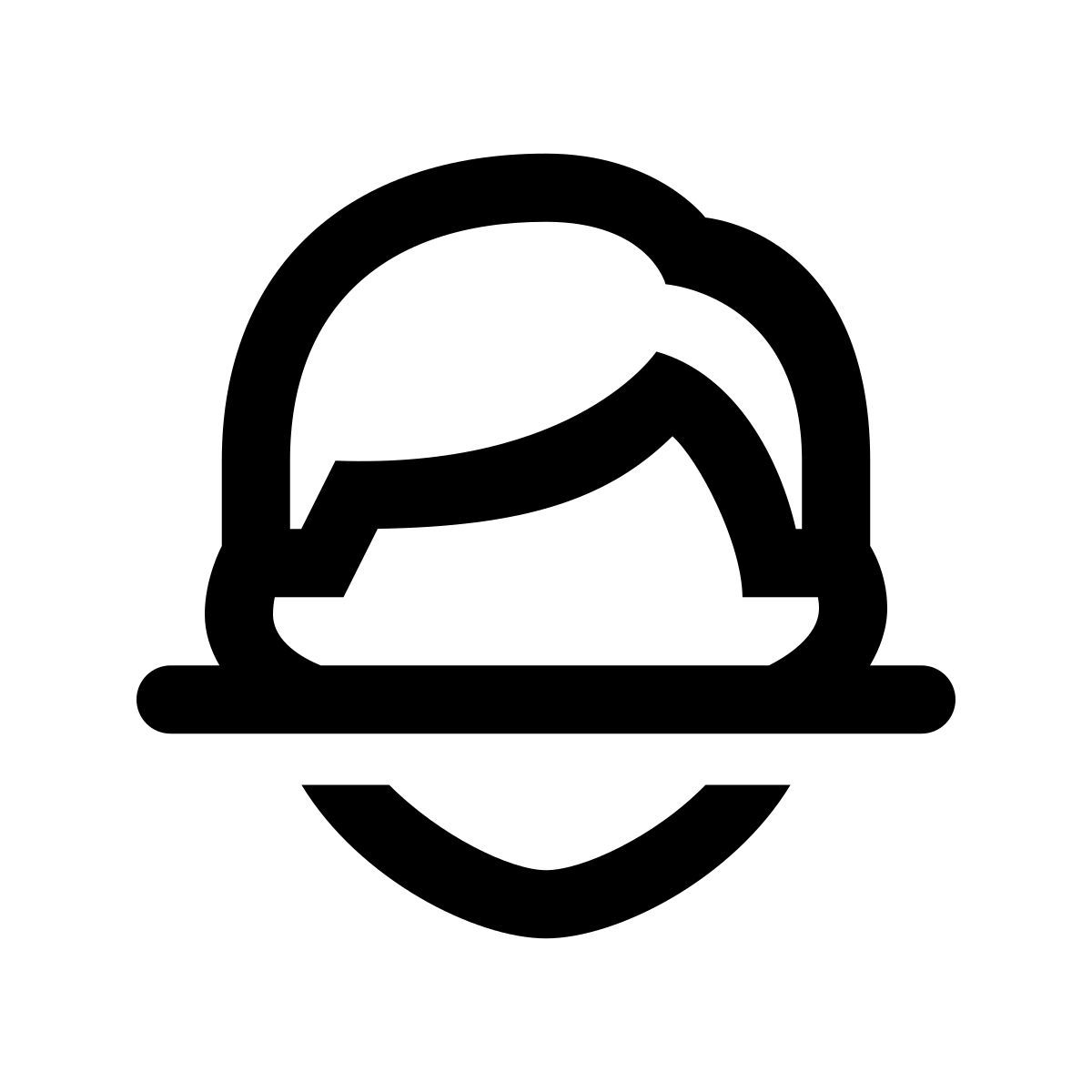 apple sf regular style facial recognition icon