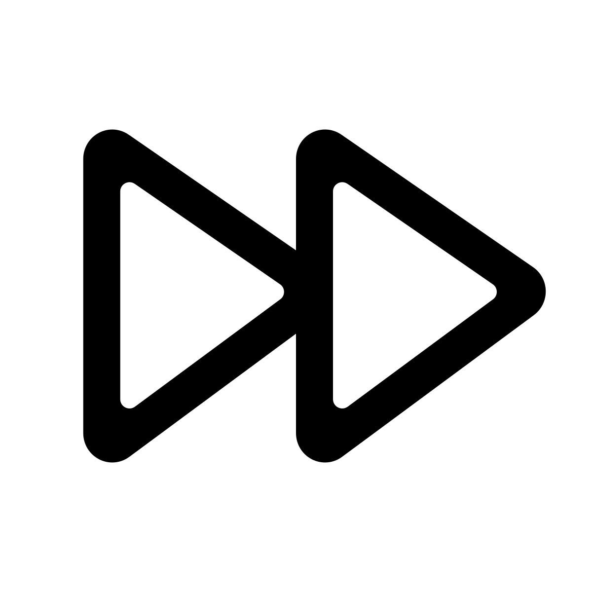 apple sf regular style 빨리 감기 icon