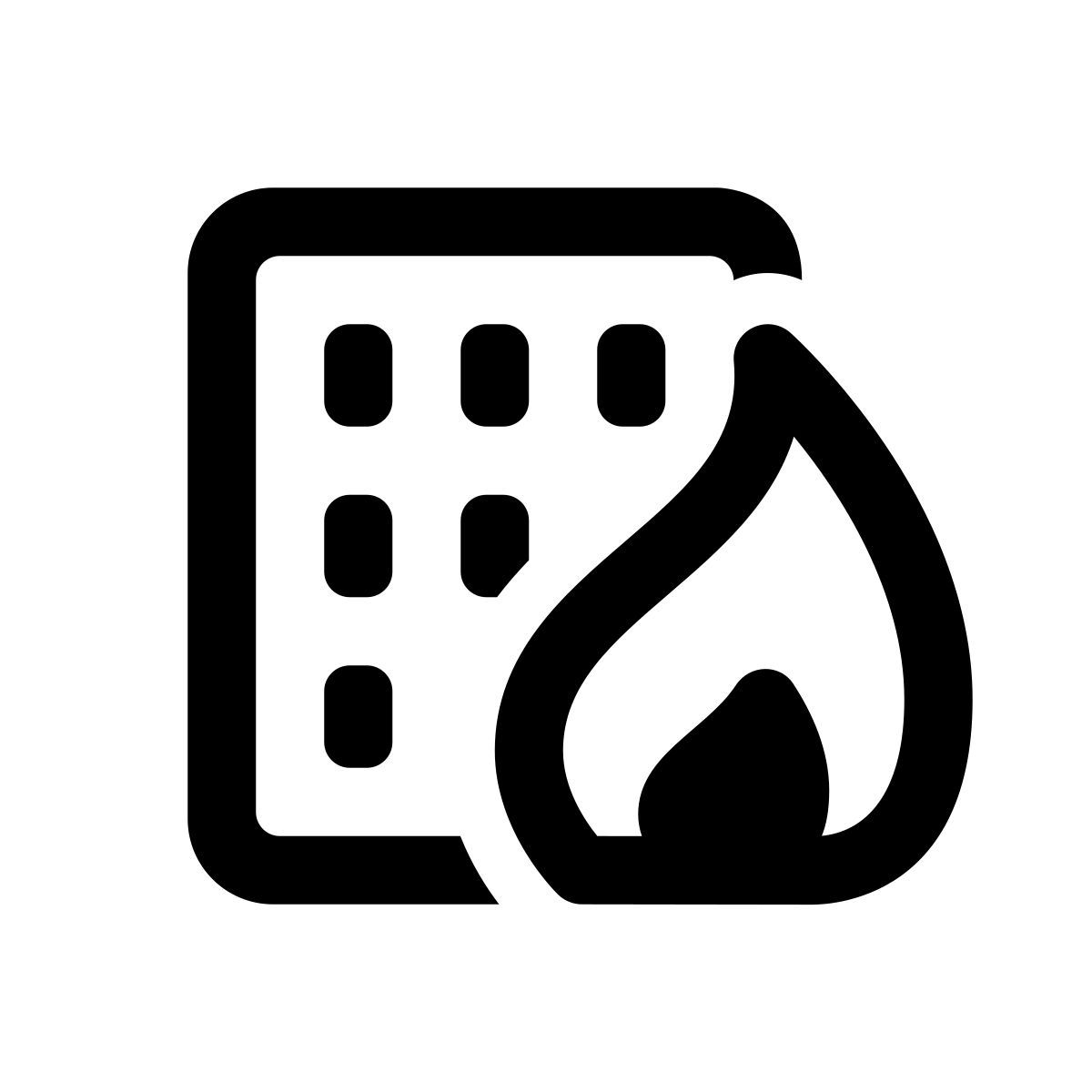 apple sf regular style incendios icon