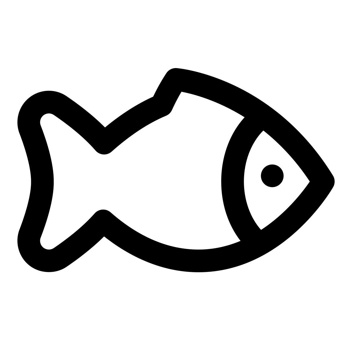 apple sf regular style fish food icon