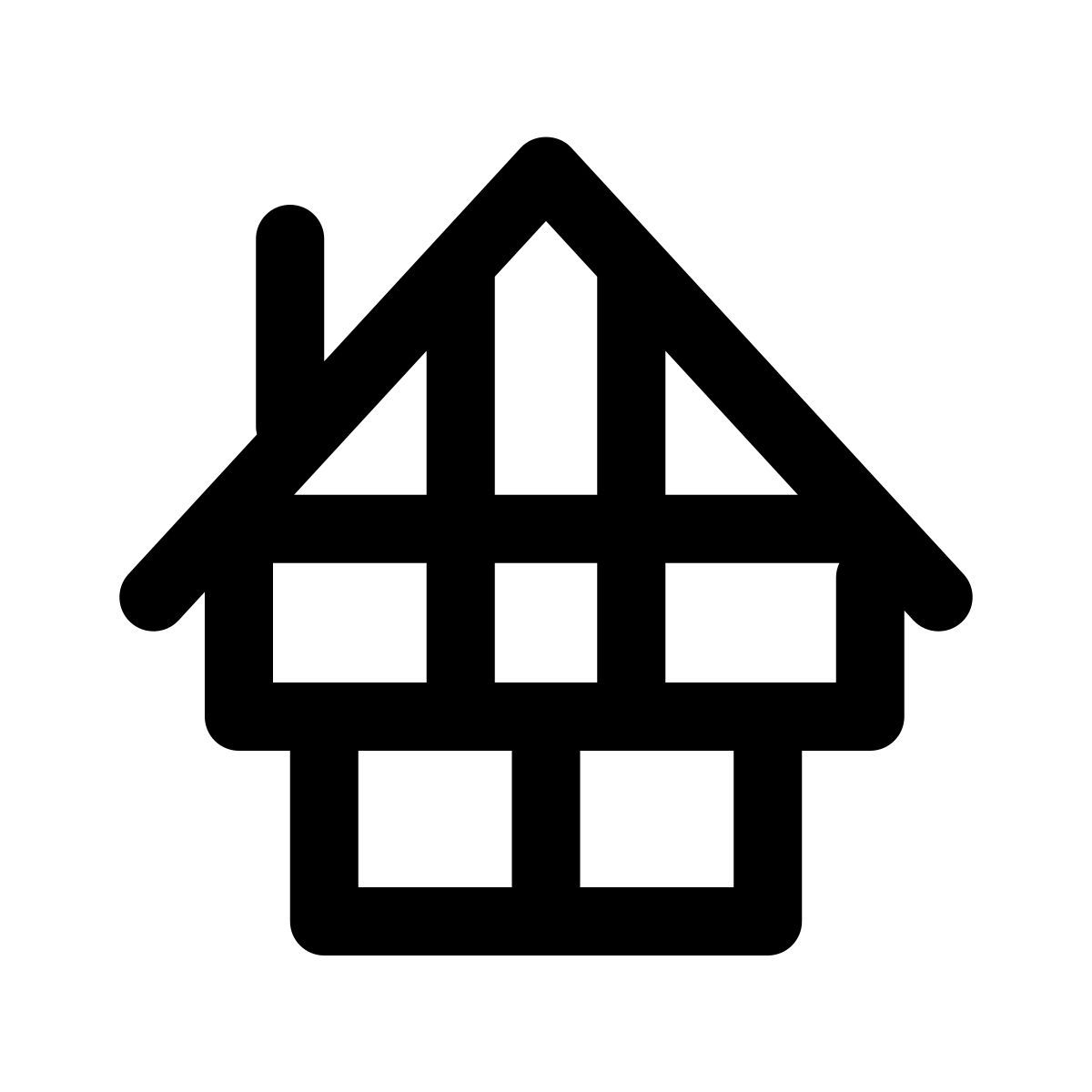 apple sf regular style german house icon