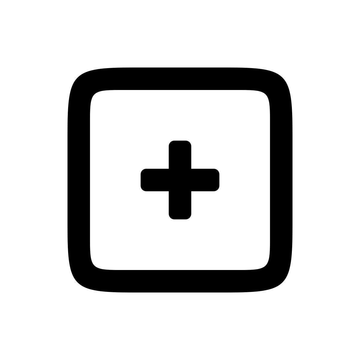 apple sf regular style hospital icon