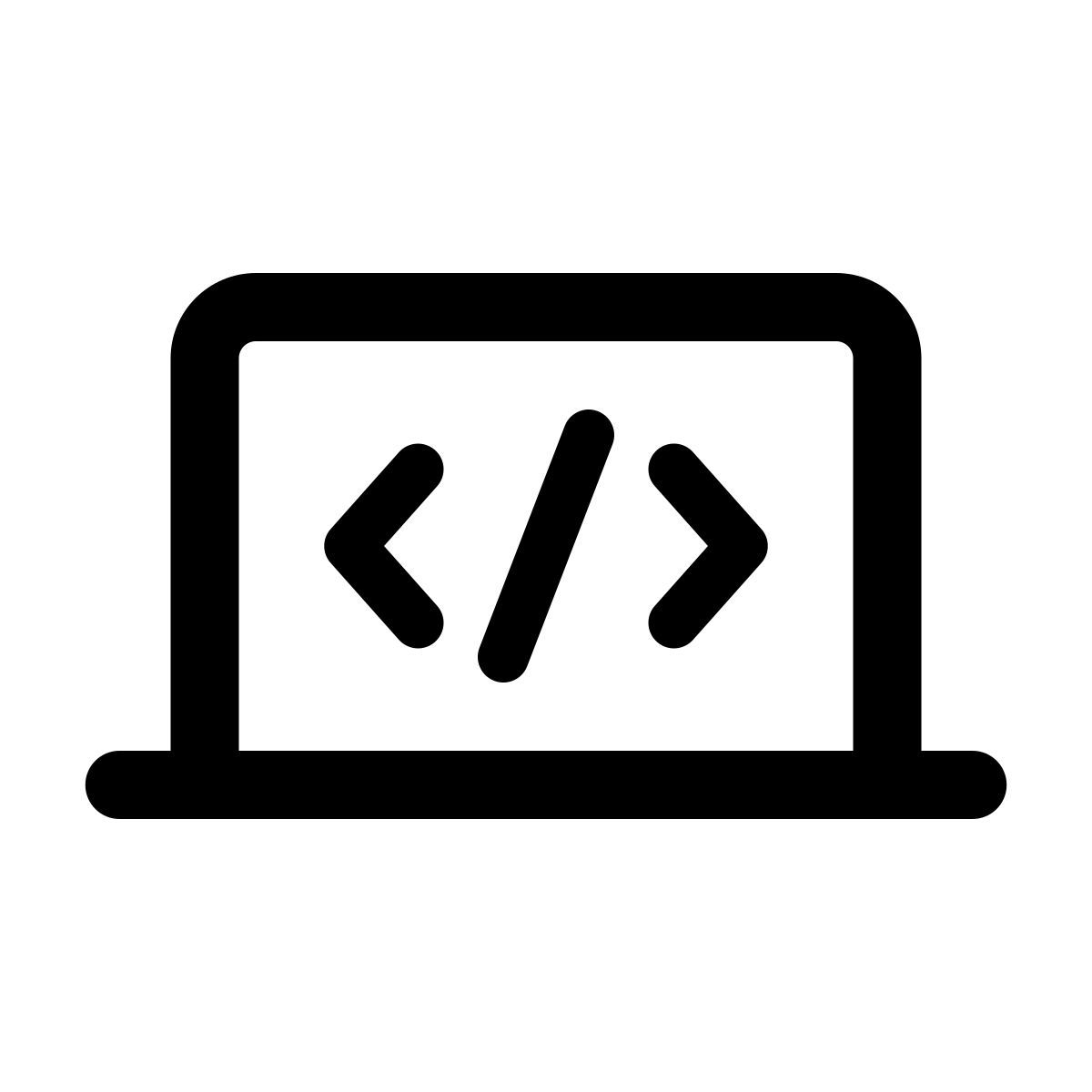apple sf regular style coding icon