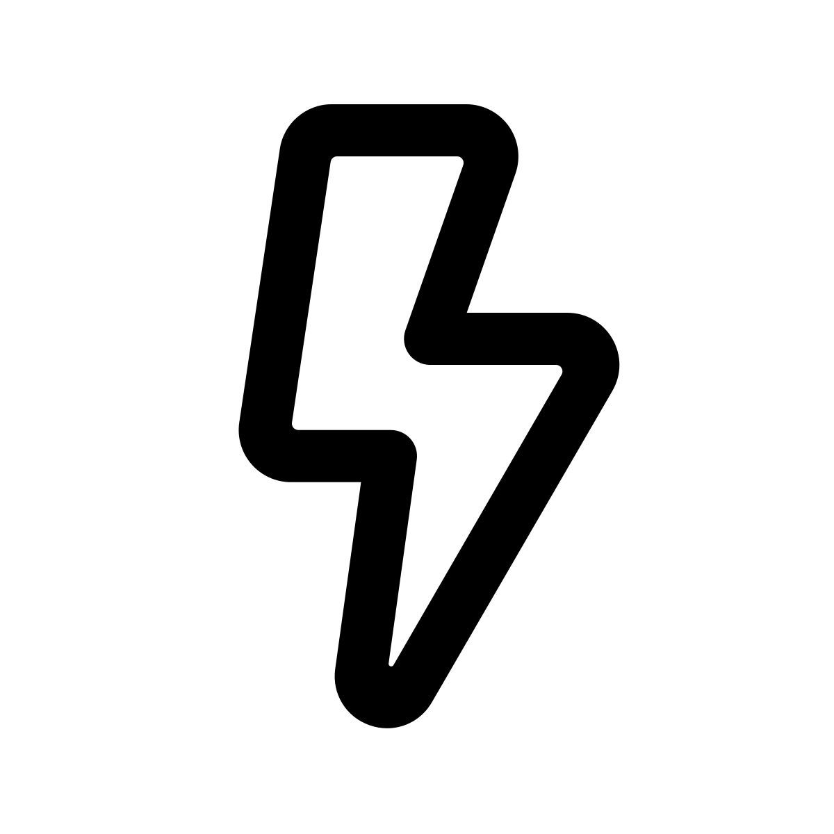 apple sf regular style lightning icon