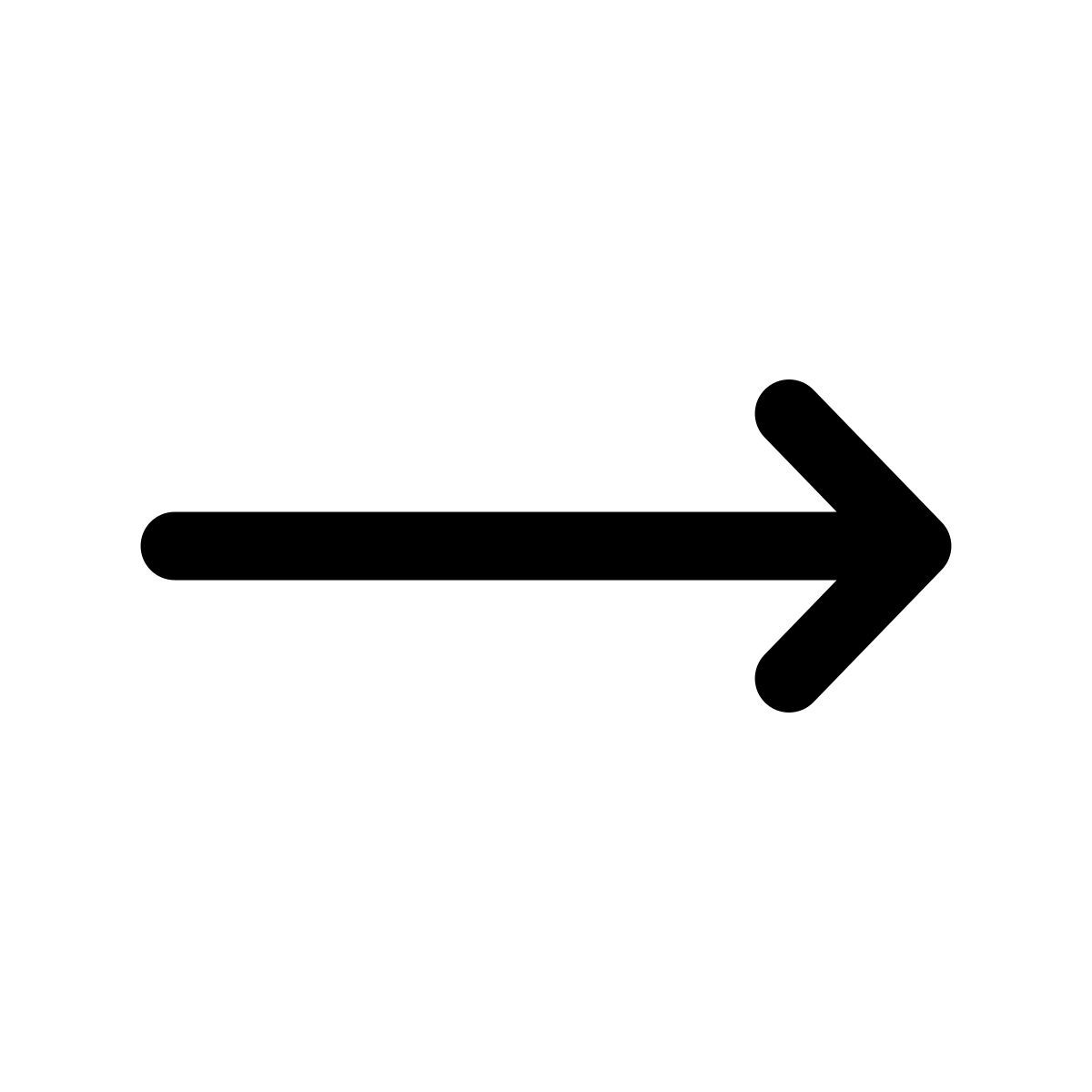 apple sf regular style right arrow icon
