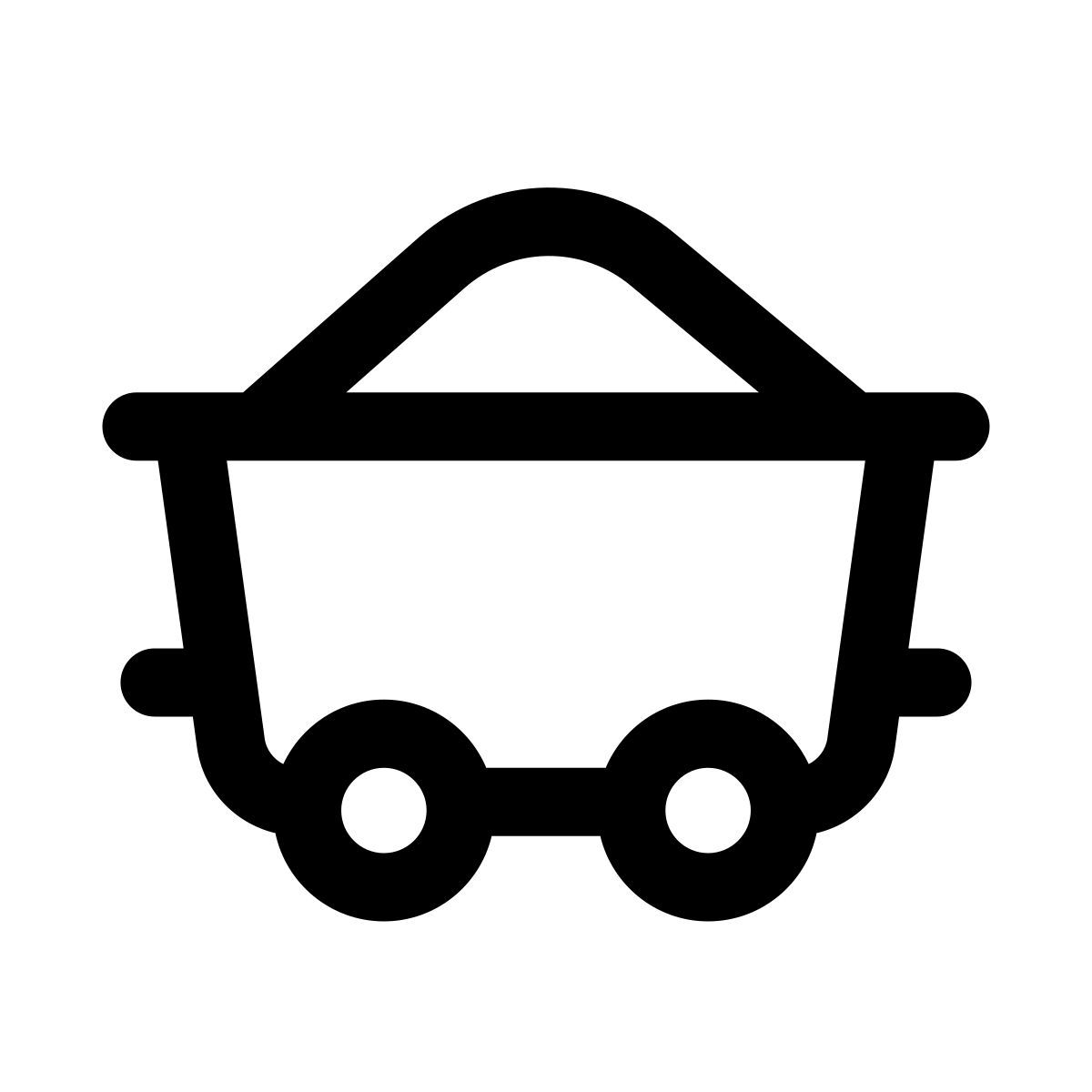 apple sf regular style carrello da miniera icon