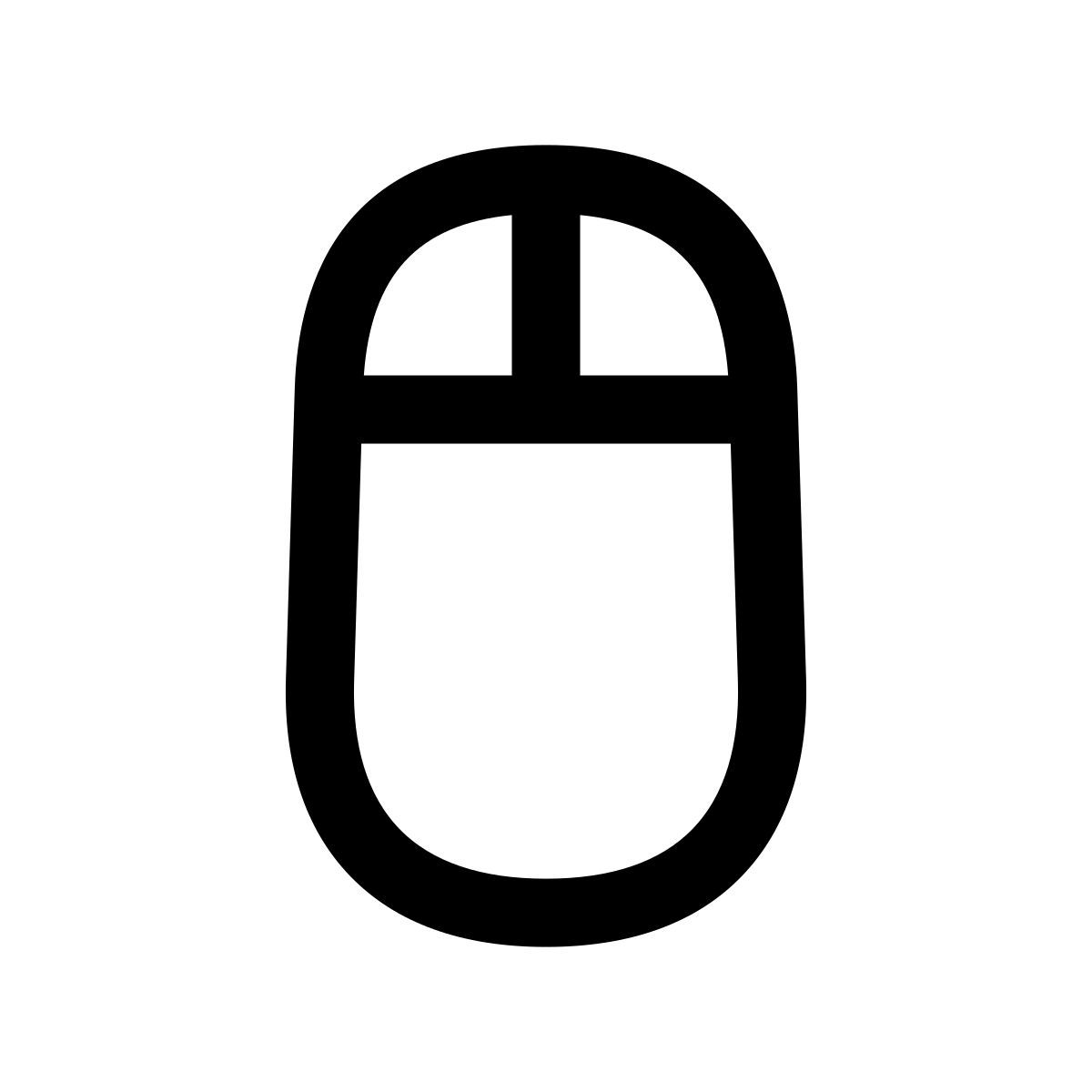 apple sf regular style 鼠标 icon