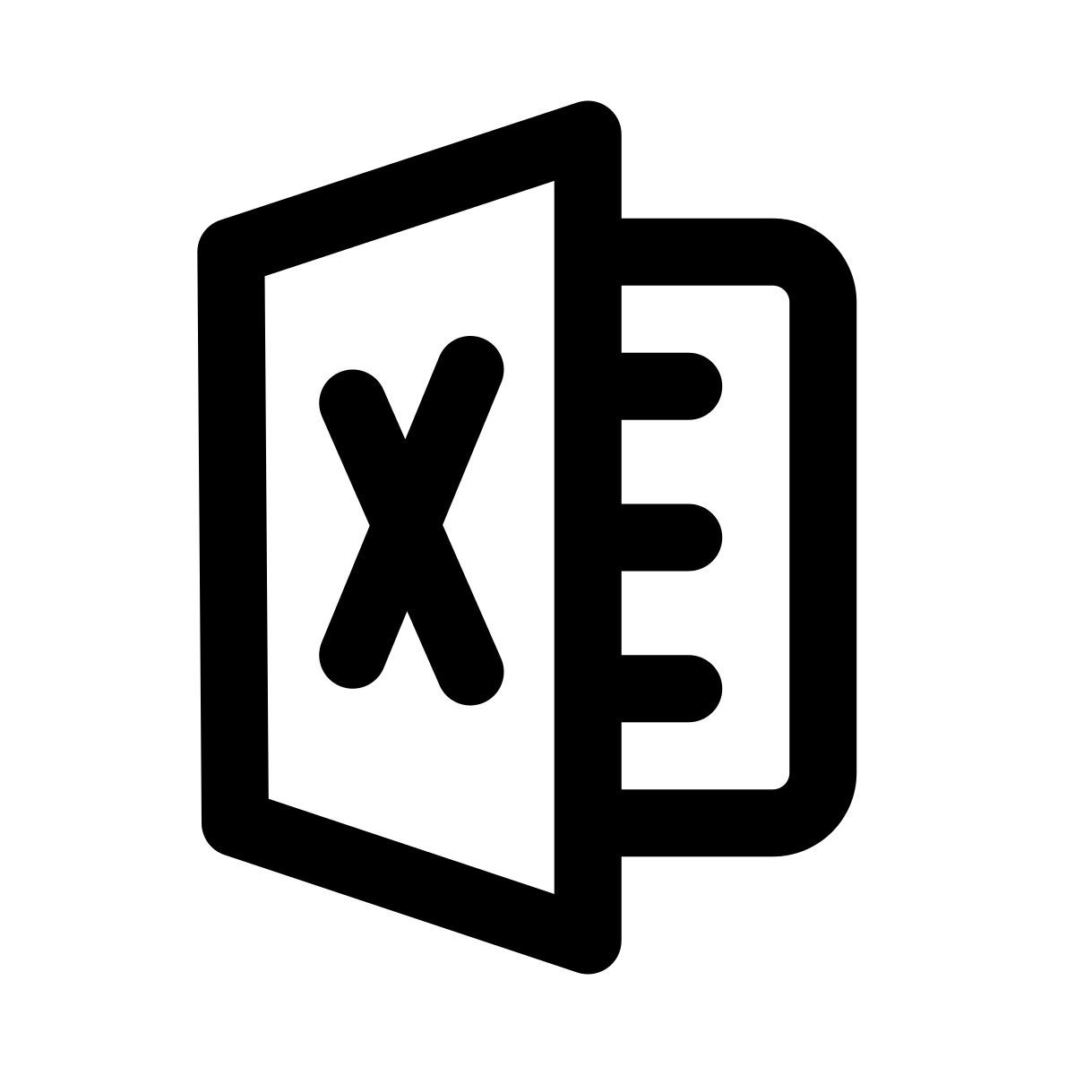 icona ms excel apple sf regular stile