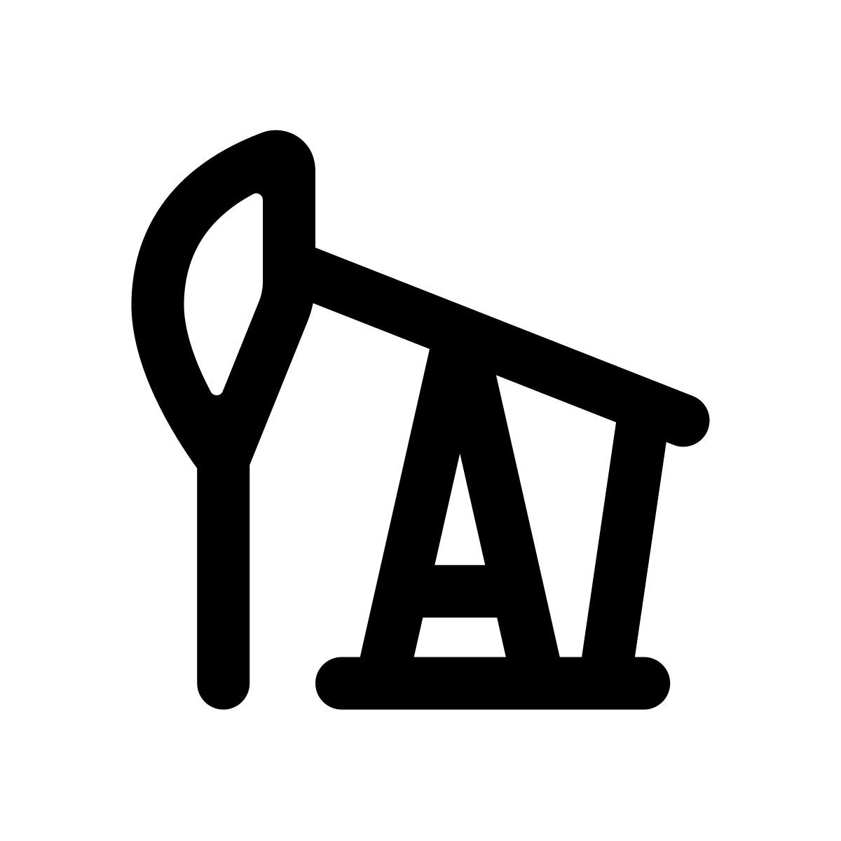 apple sf regular style 오일 펌프 잭 icon