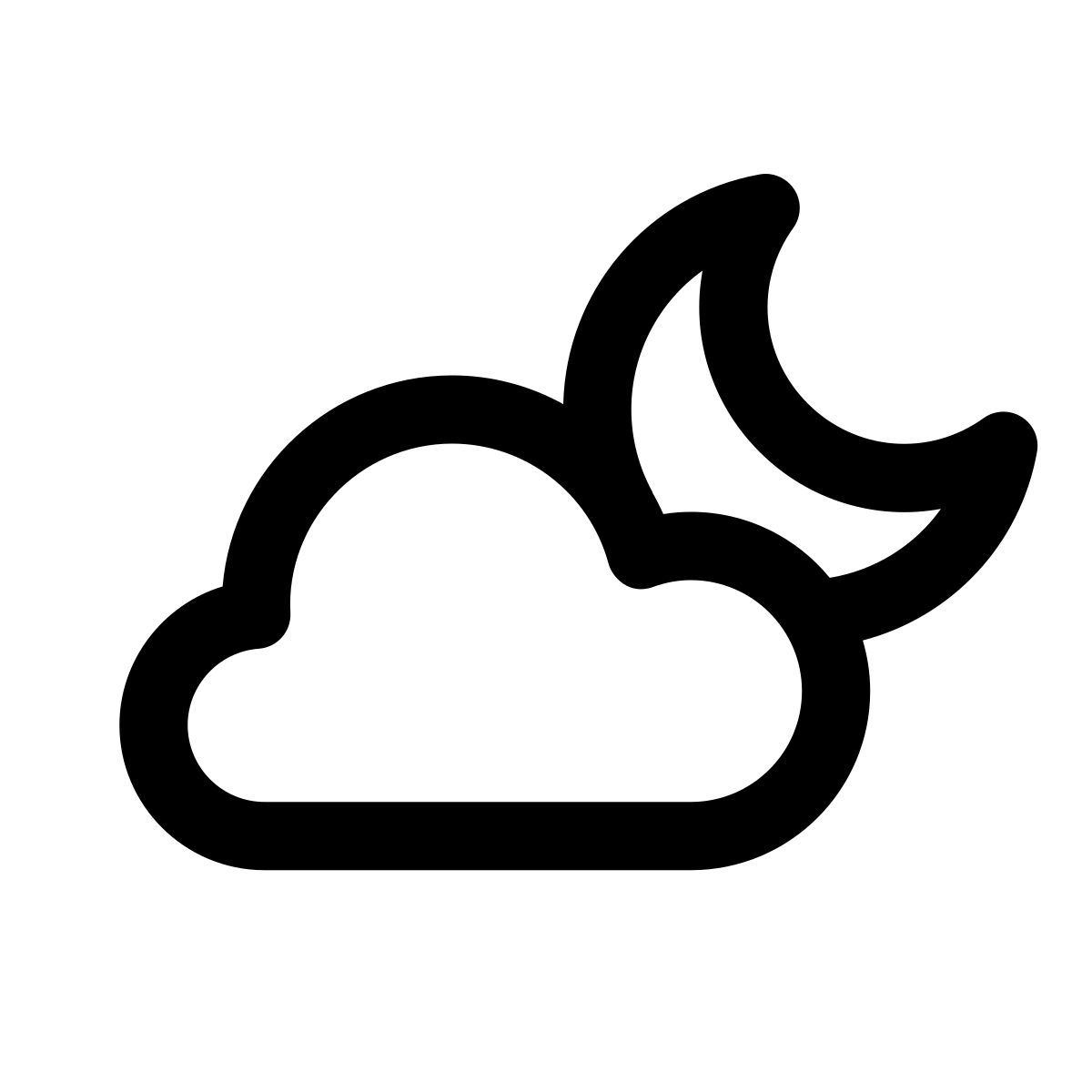 apple sf regular style night icon