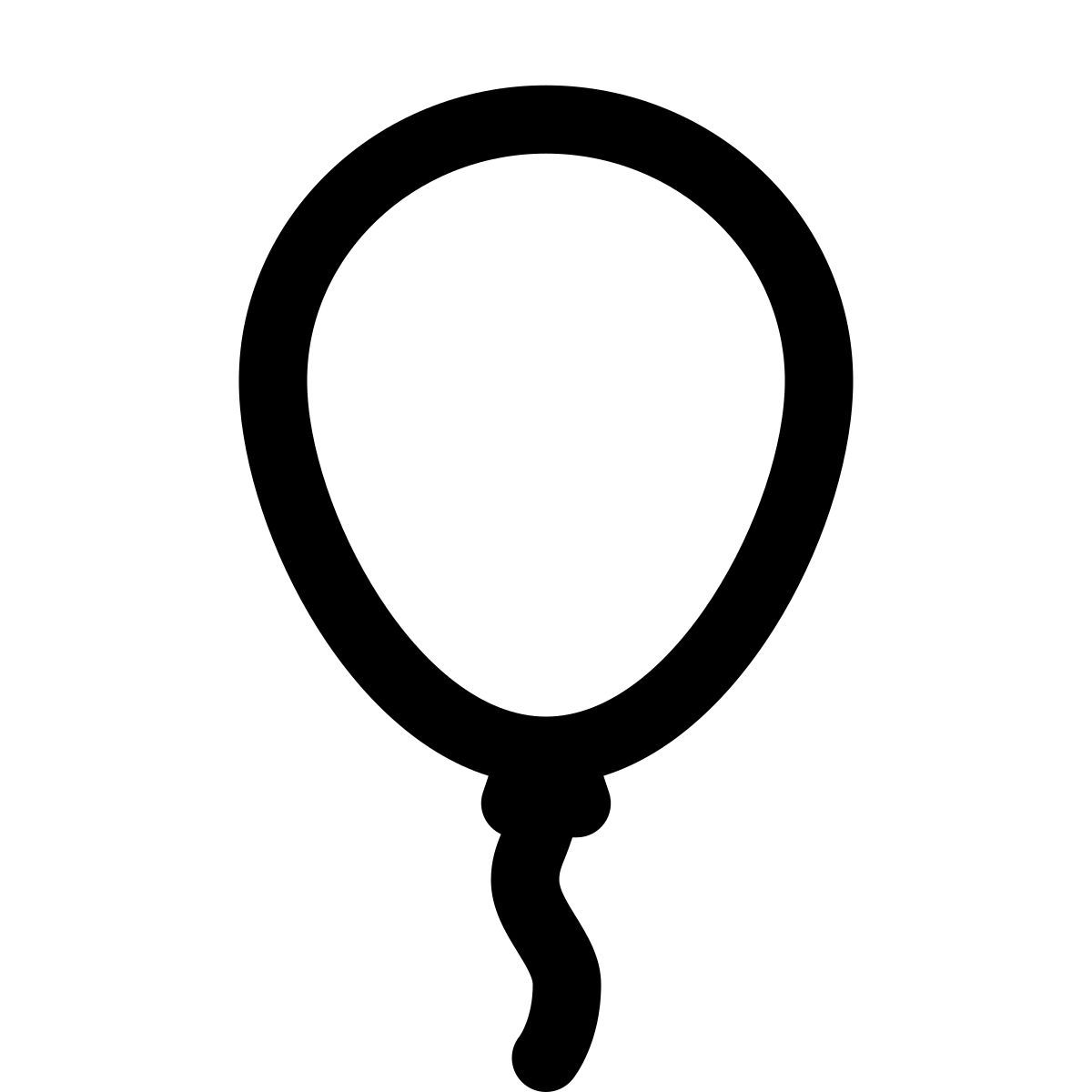 apple sf regular style partyballon icon