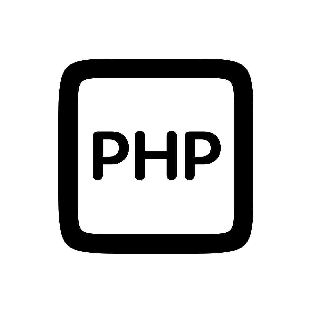 apple sf regular style php icon