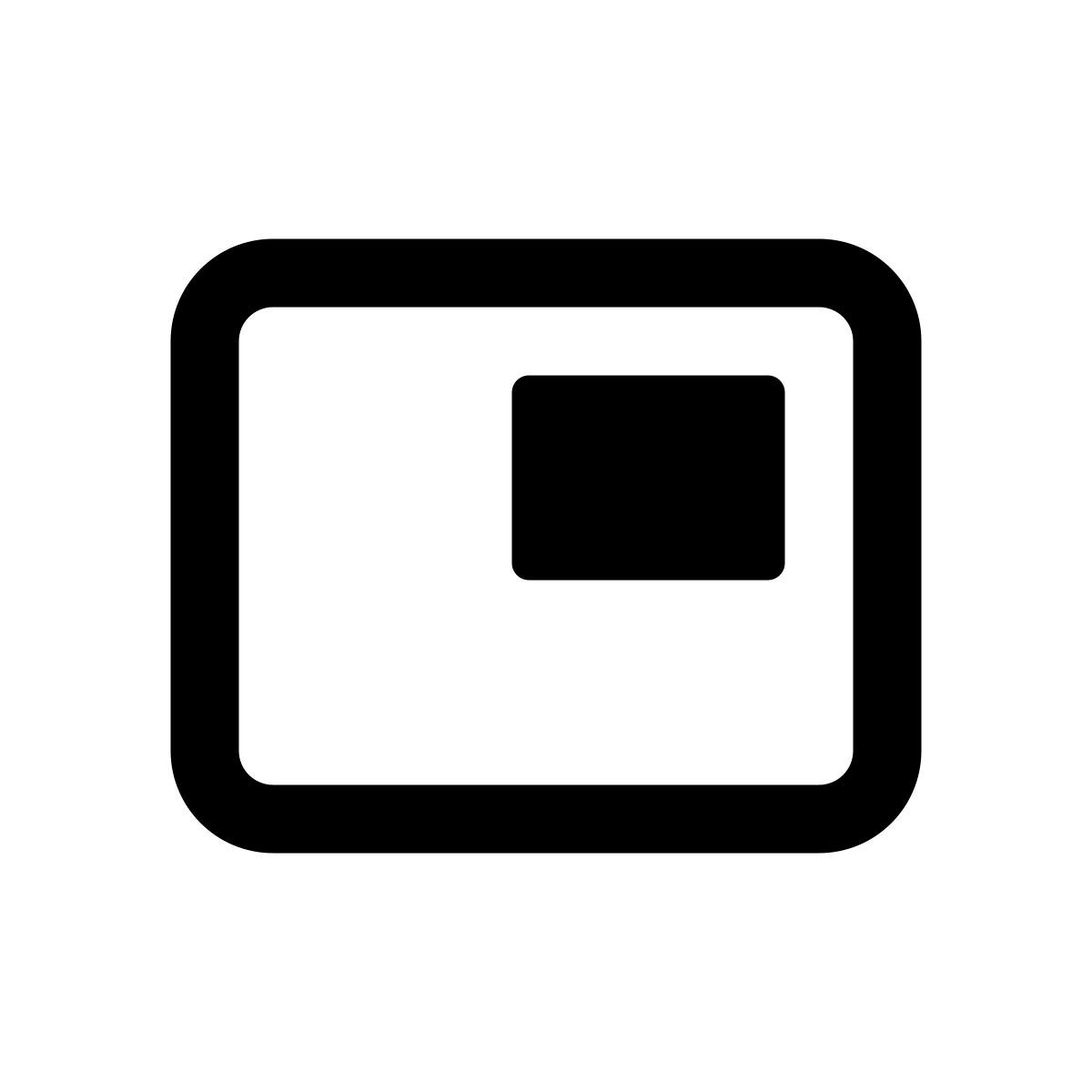 apple sf regular style immagine nell&#39;immagine icon