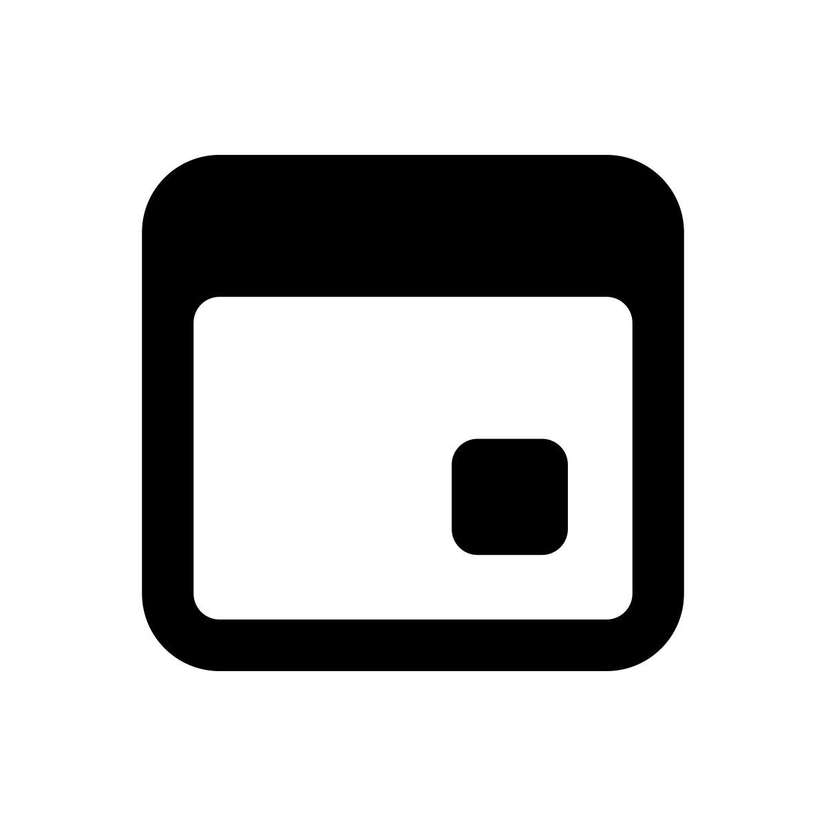 apple sf regular style planner icon