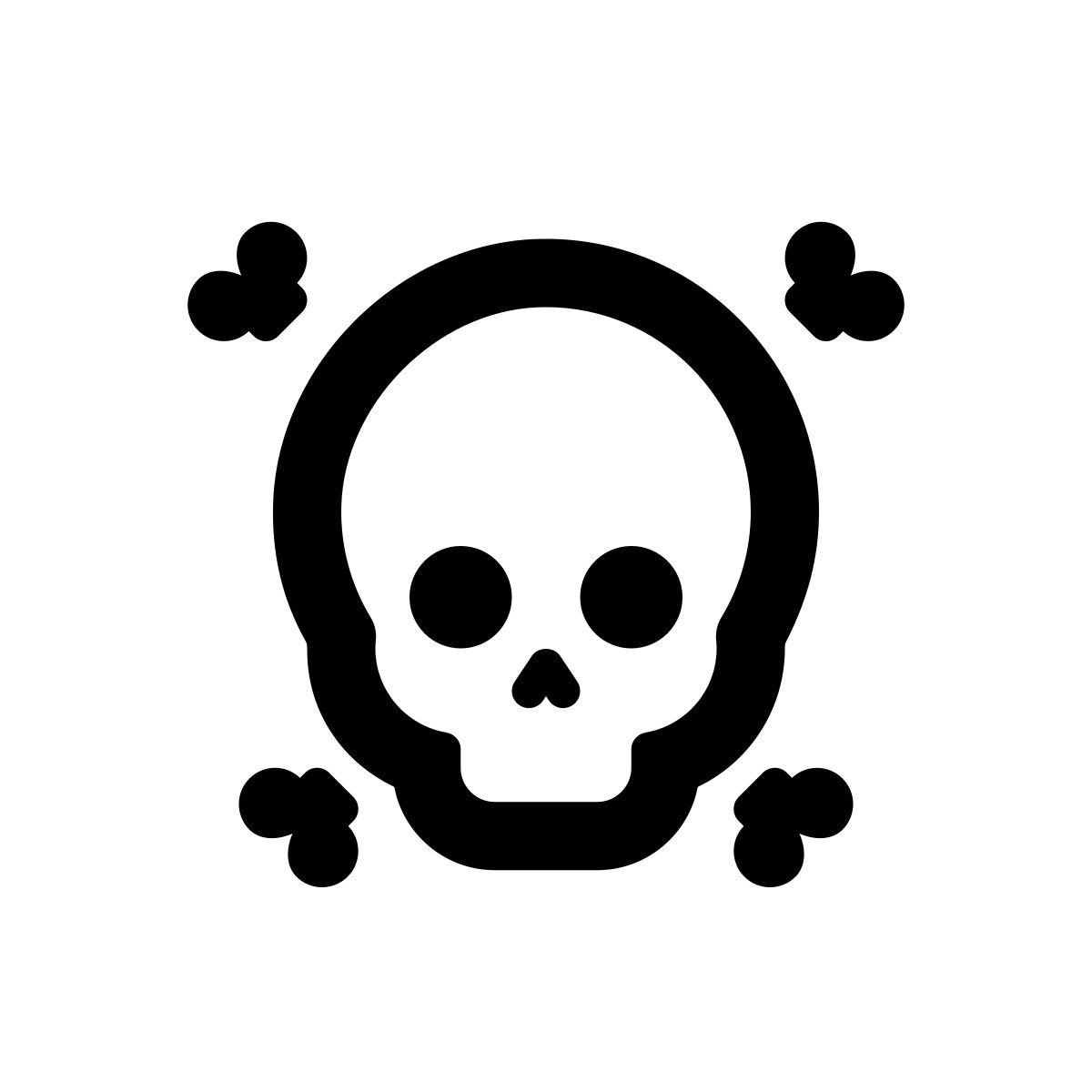 apple sf regular style símbolo de peligro icon