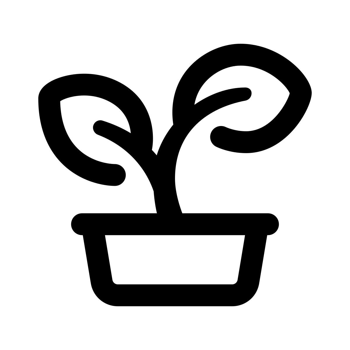 apple sf regular style planta en maceta icon