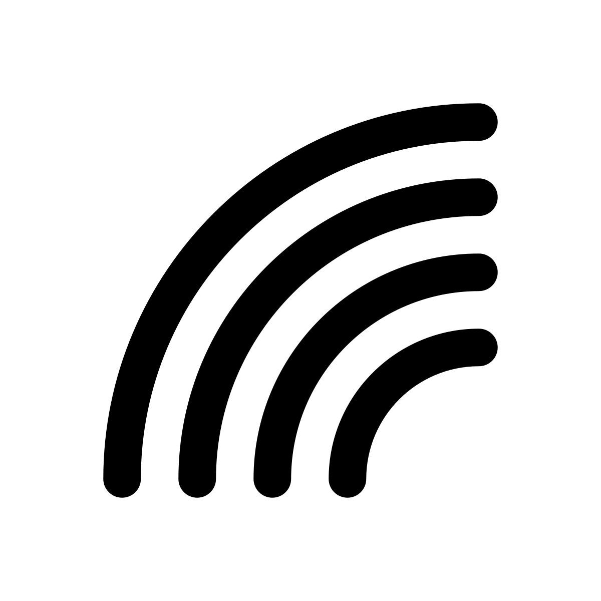 apple sf regular style arcoíris icon