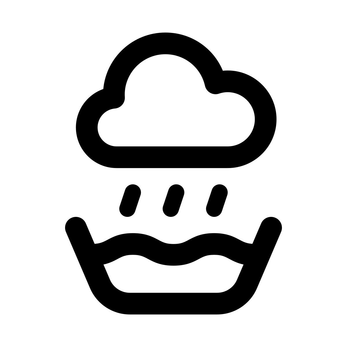 apple sf regular style 빗물 집수 icon