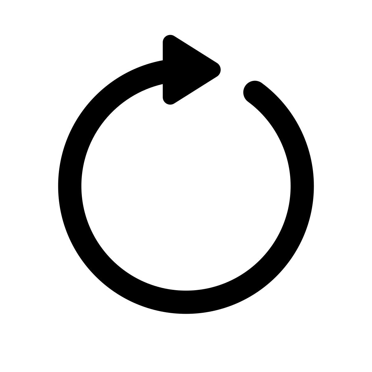 apple sf regular style redémarrer icon