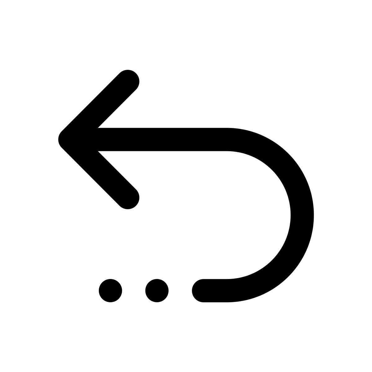 apple sf regular style zurück icon