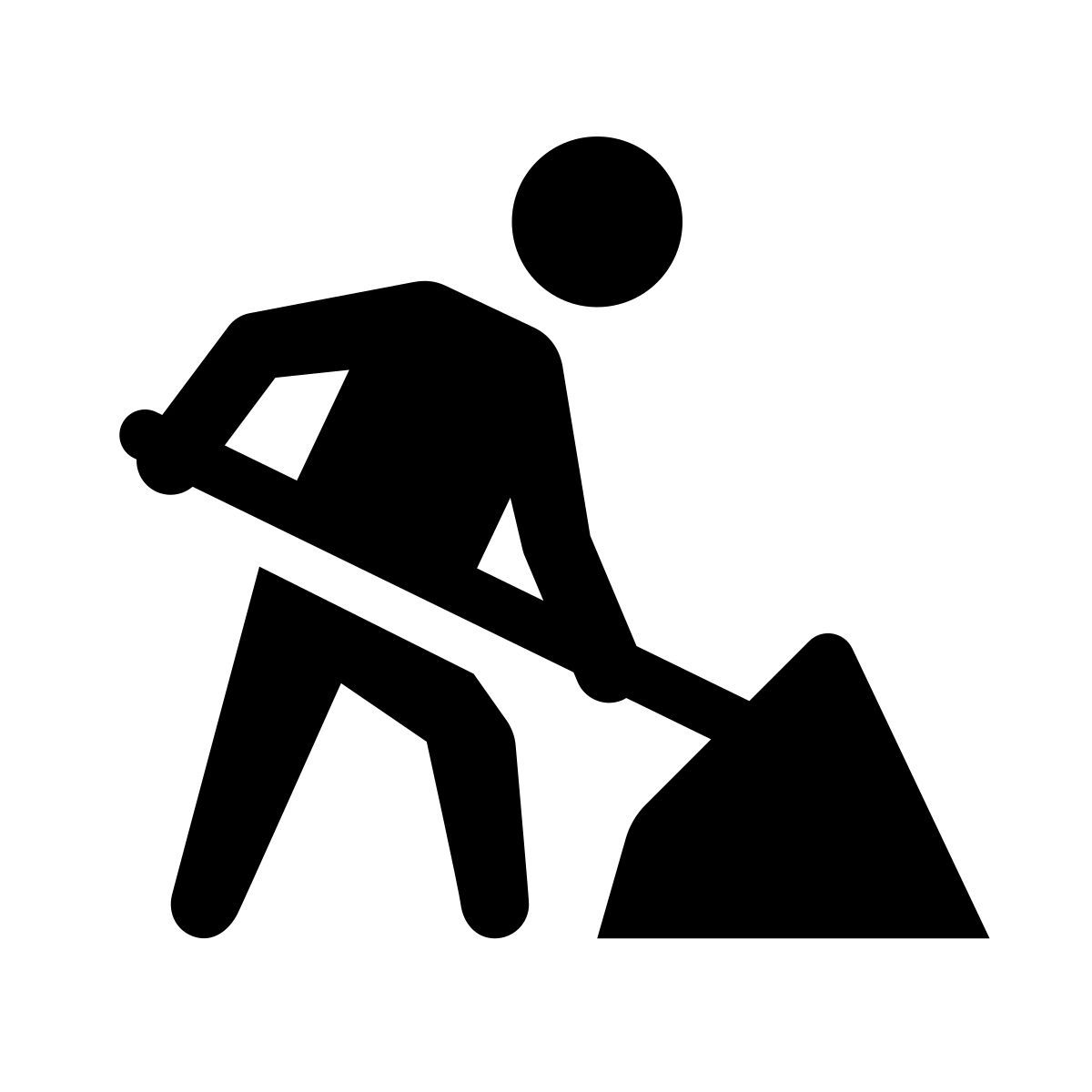 apple sf regular style 도로 노동자 icon