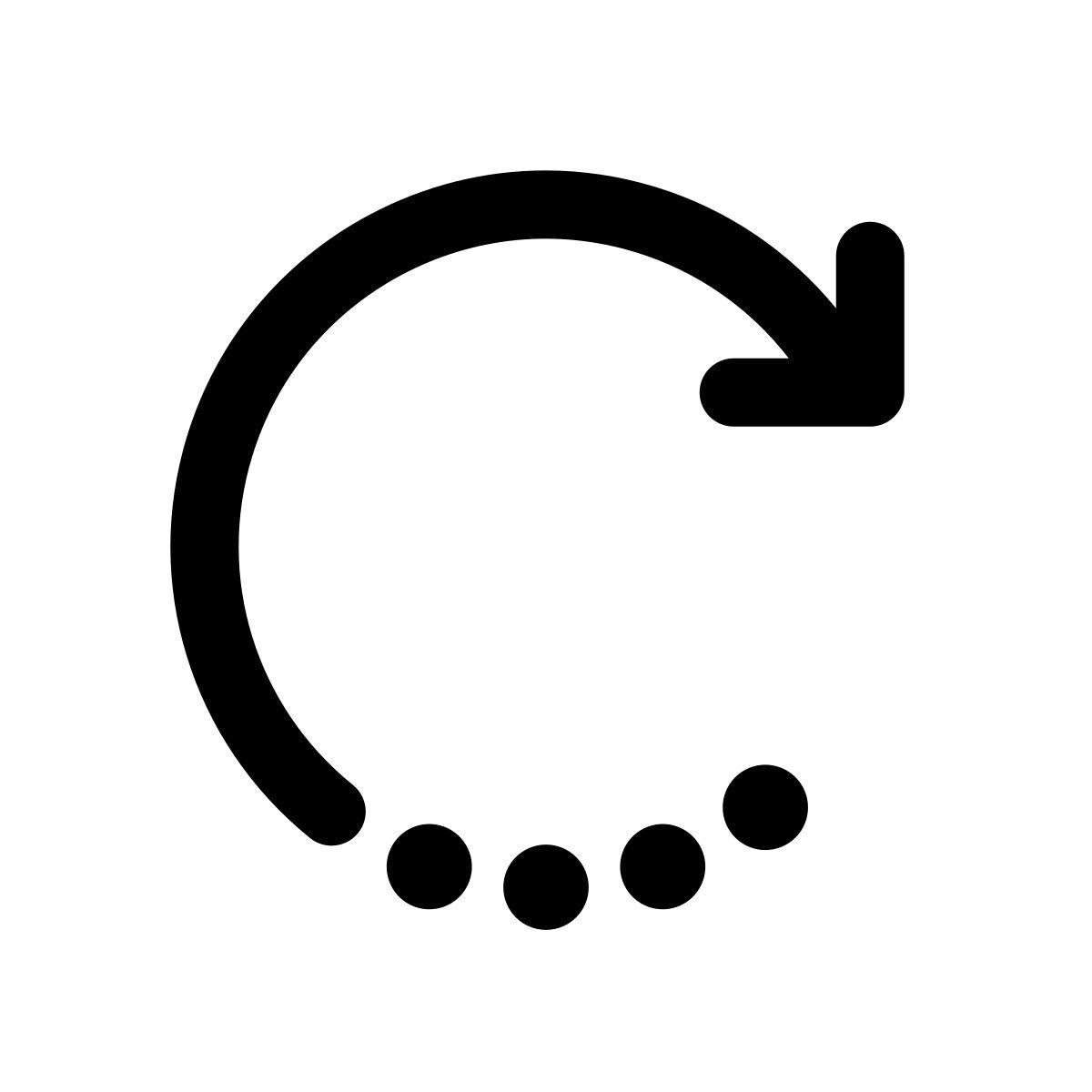 apple sf regular style tourner à droite icon