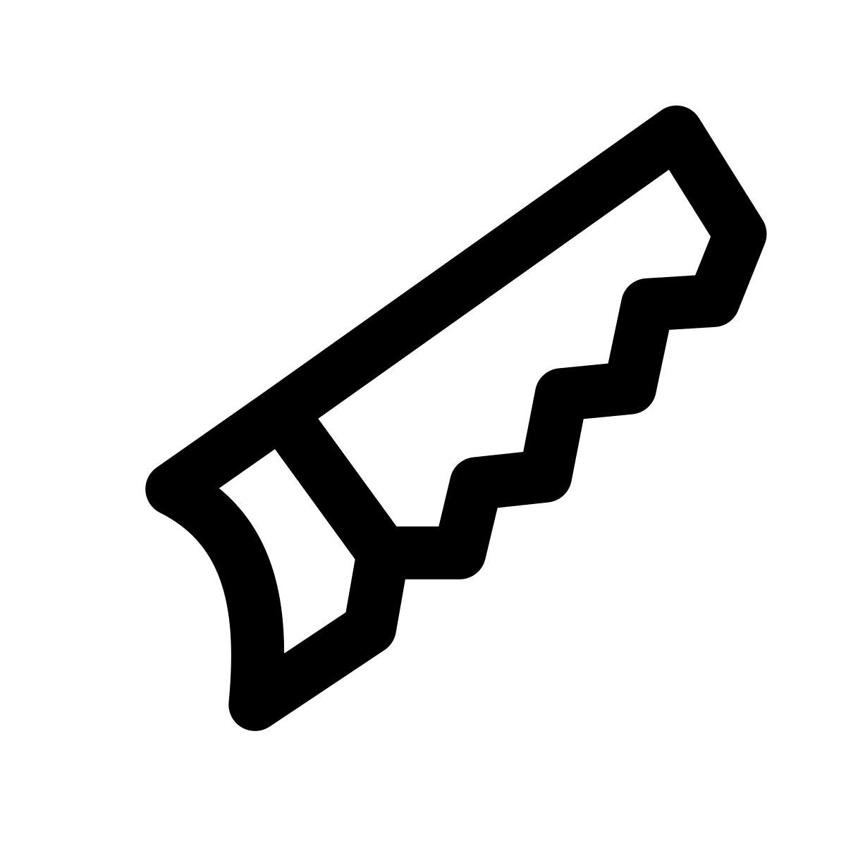apple sf regular style saw icon