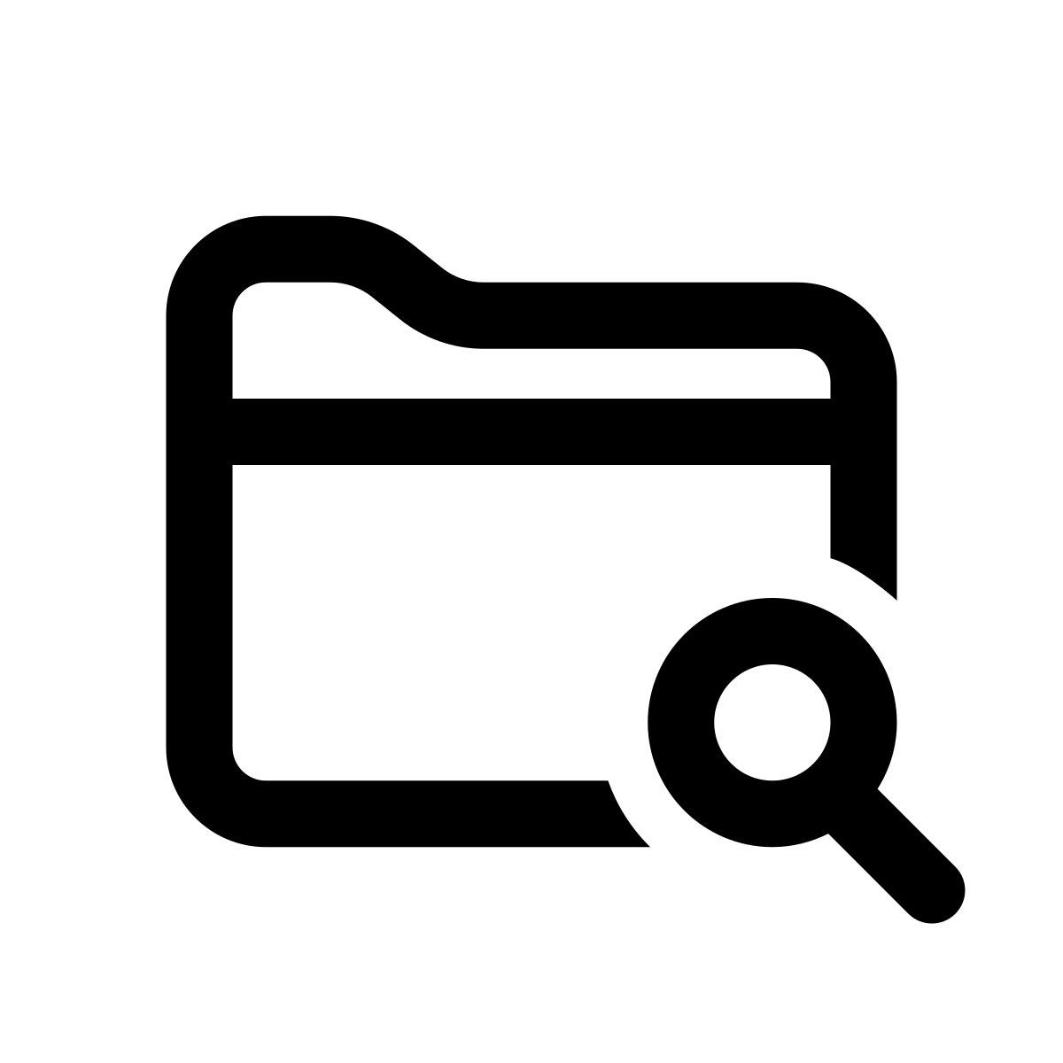 apple sf regular style 搜索文件夹 icon