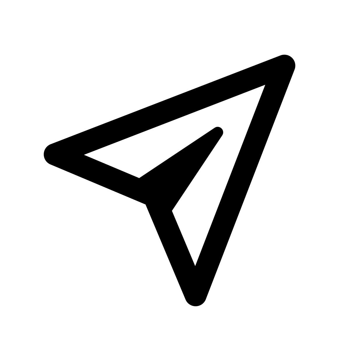 apple sf regular style gesendet icon