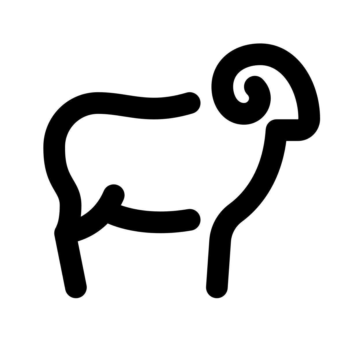 apple sf regular style schaf icon