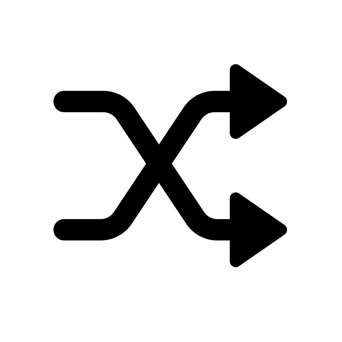 apple sf regular style shuffle icon