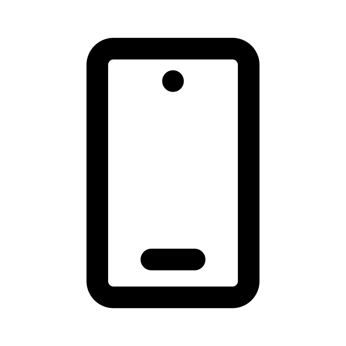 apple sf regular style 스마트 폰 icon