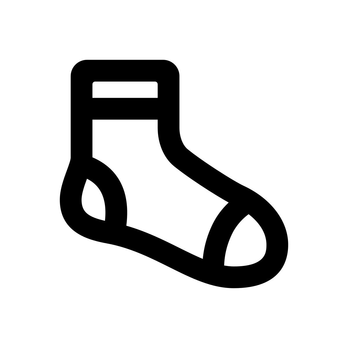 apple sf regular style calzini icon