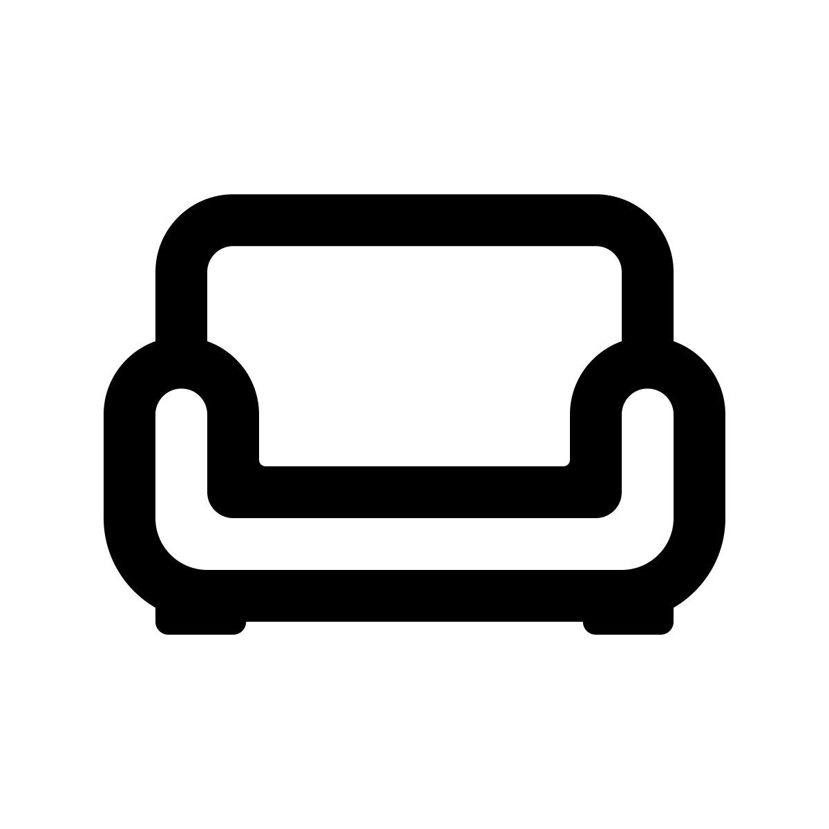 apple sf regular style sofá icon
