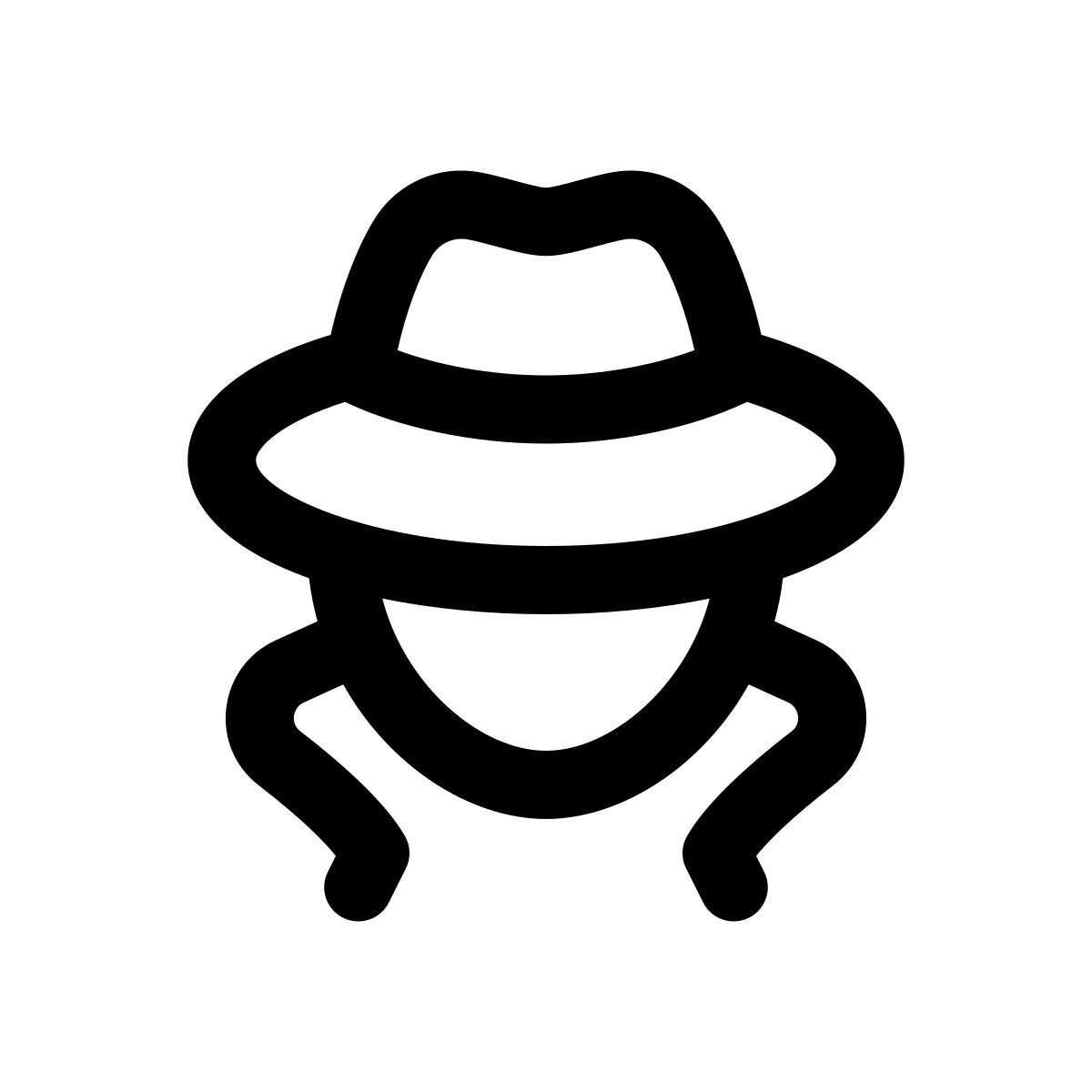 apple sf regular style spy male icon