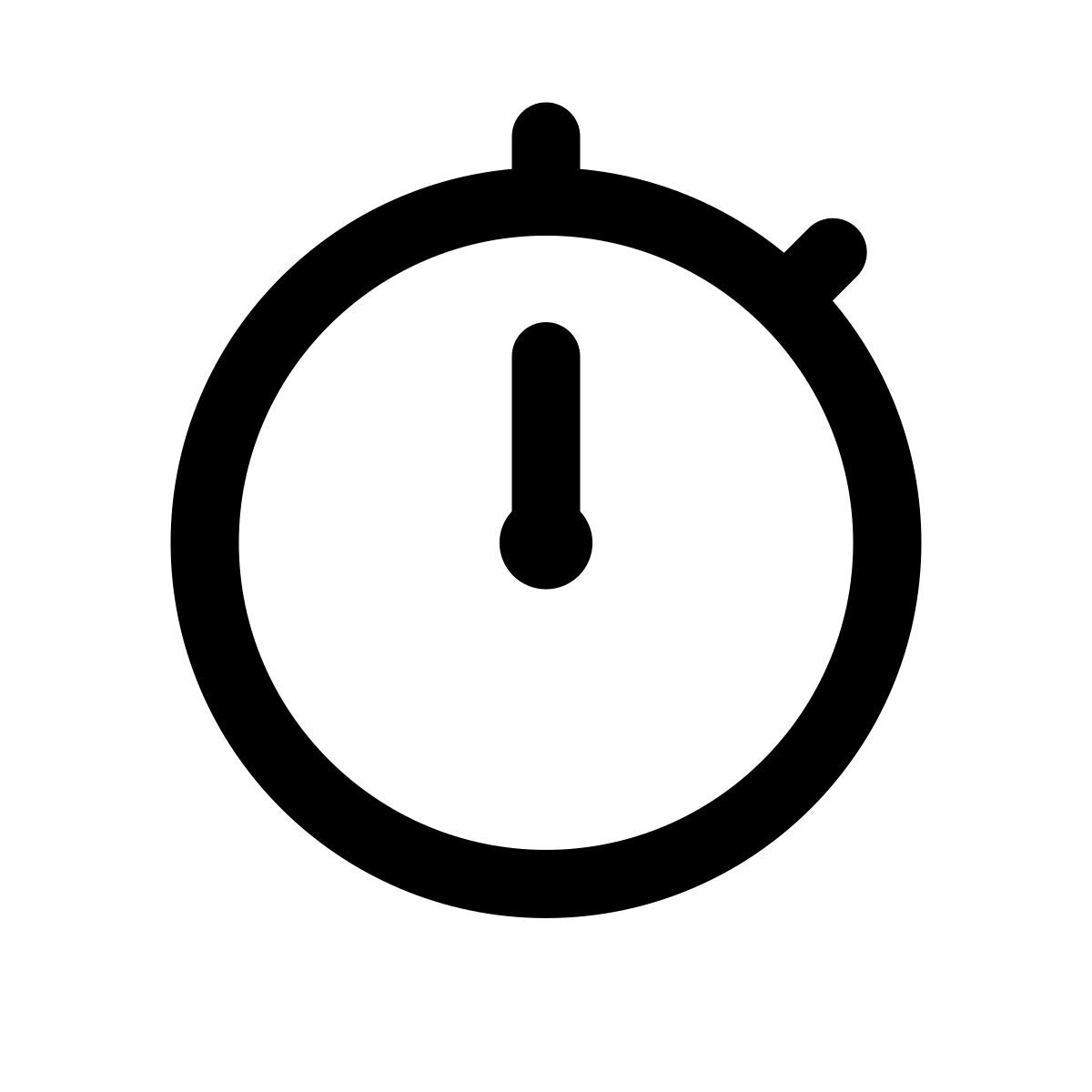 apple sf regular style chronomètre icon